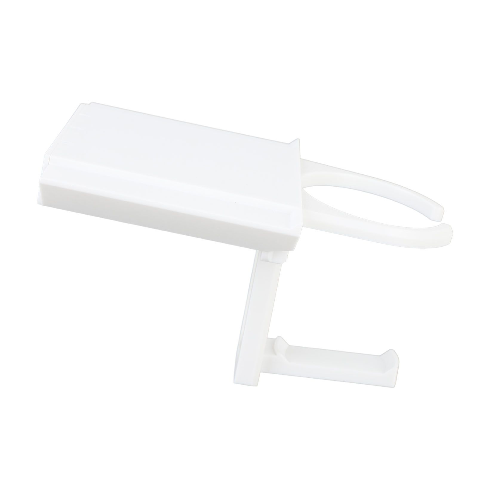 Desk Cup Holder ABS Fold Out Under Desk Water Bottle Stand Headphone Hanger view 8