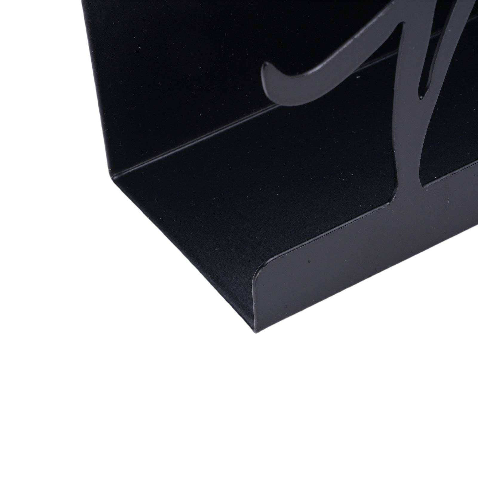 Mail Countertop Holder Anti Slip Base Stylish Metal Desk Mail Organizer for view 7
