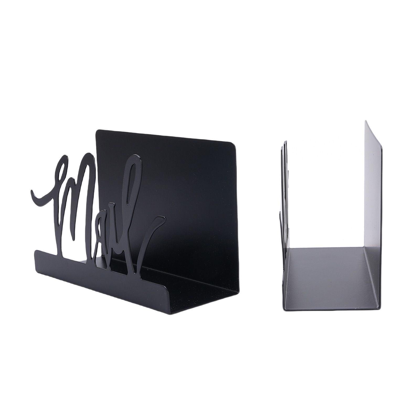 Mail Countertop Holder Anti Slip Base Stylish Metal Desk Mail Organizer for view 9