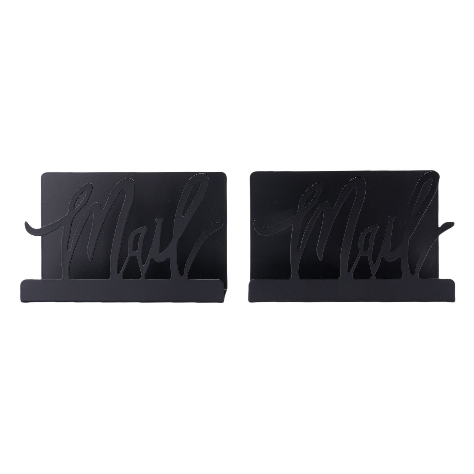 Mail Countertop Holder Anti Slip Base Stylish Metal Desk Mail Organizer for view 12