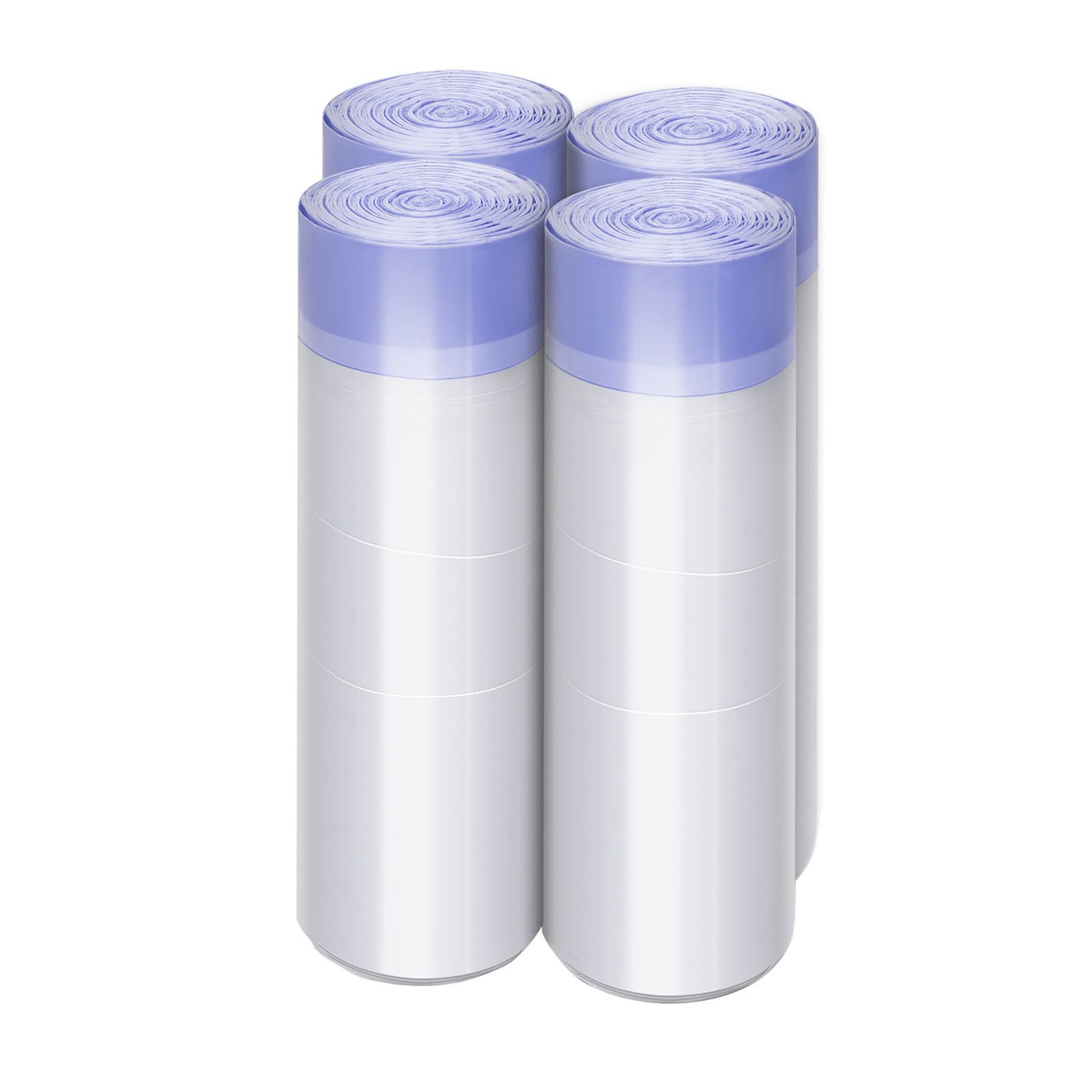 13 Gallon Drawstring Trash Bags HDPE Scented Strong Disposable Small Garbage view 3
