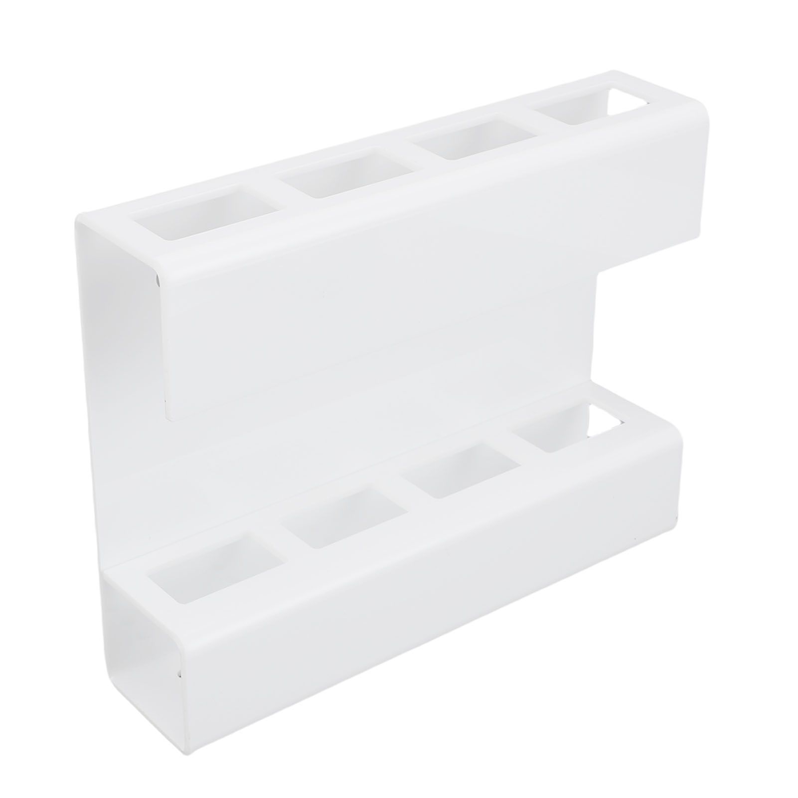 Wall Mount Straw Holder with Adhesive Bottom Drainage Acrylic Cabinet Door