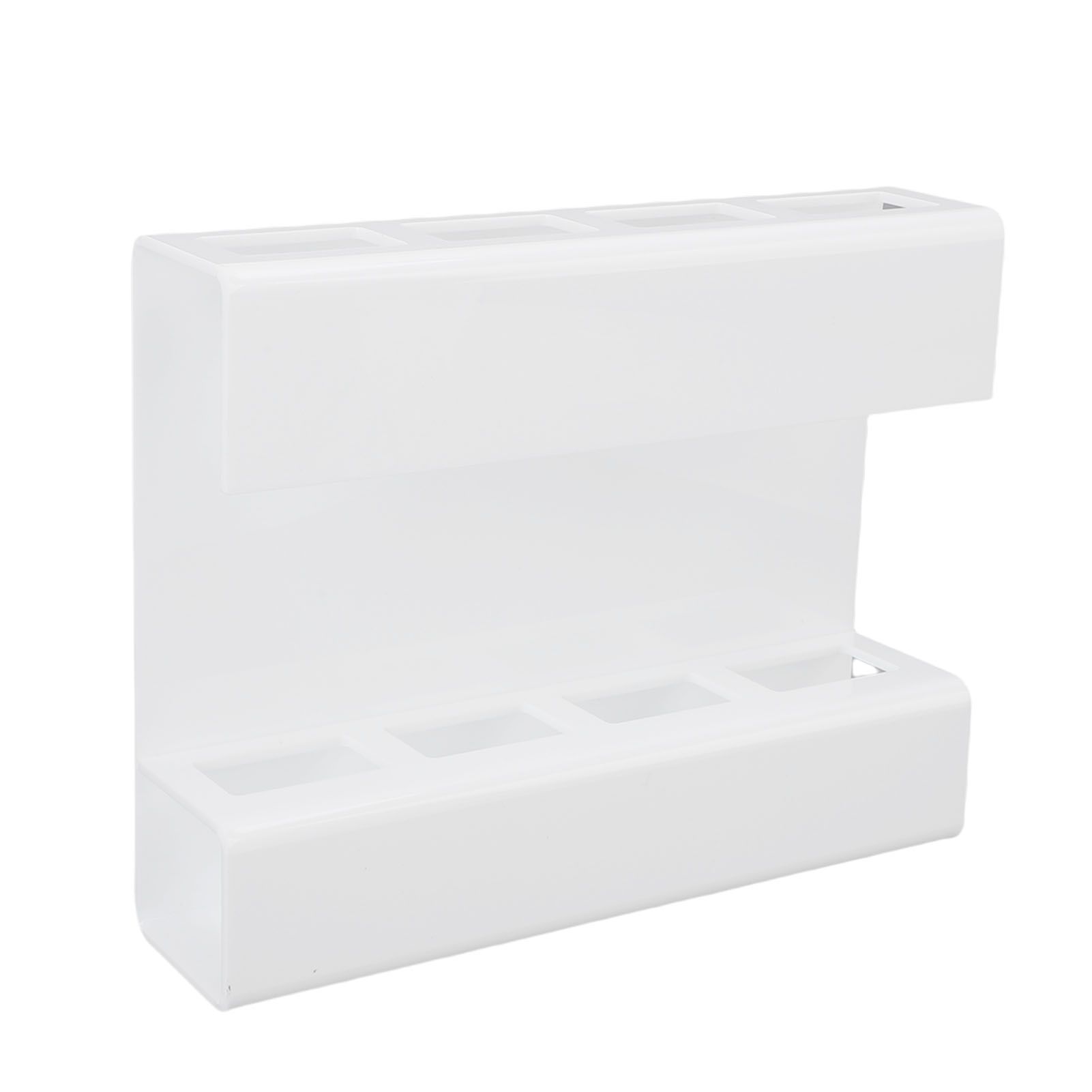 Wall Mount Straw Holder with Adhesive Bottom Drainage Acrylic Cabinet Door view 8