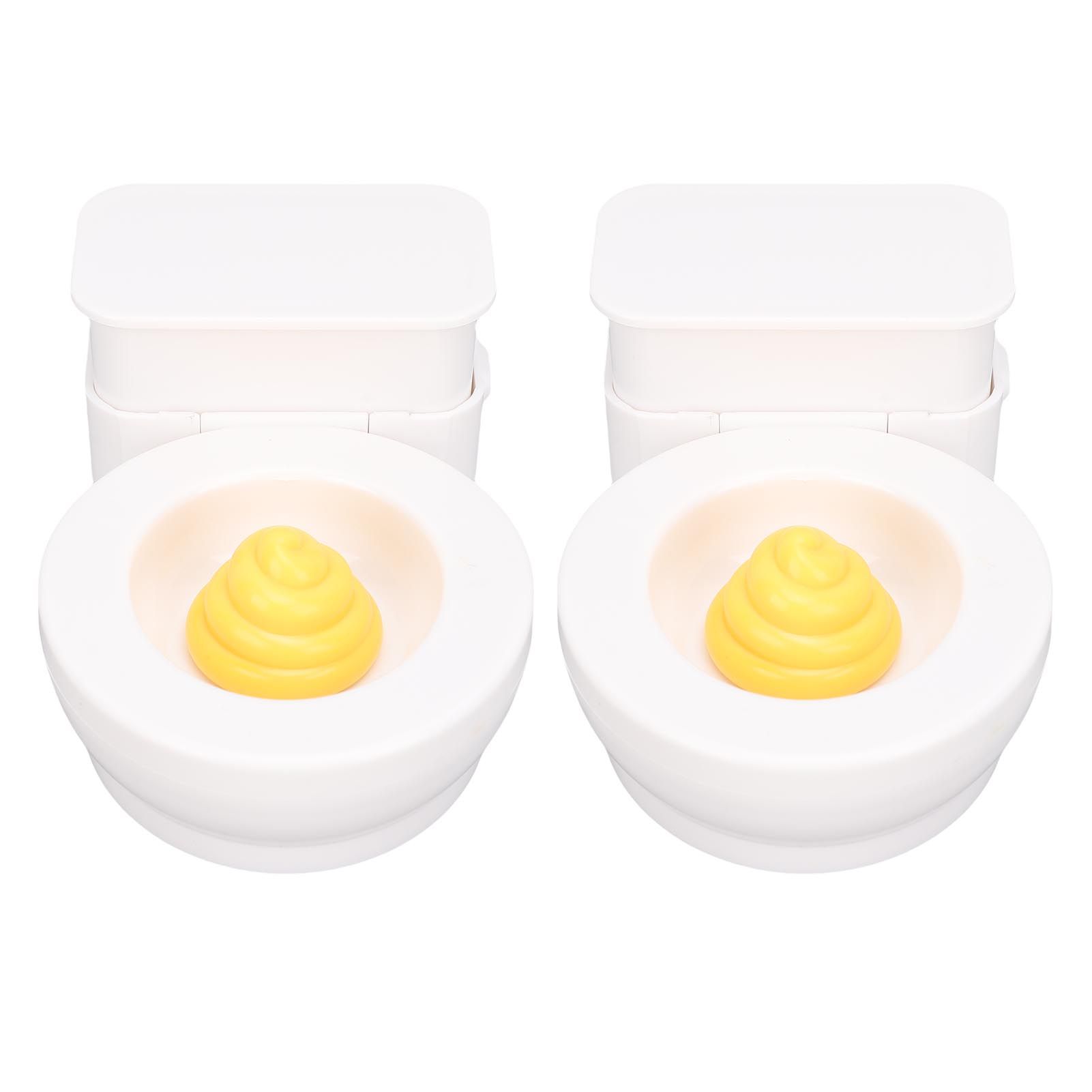Air Pressure Toilet Toy Miniature Commode Model Toy Hilarious Prankster Joke view 8