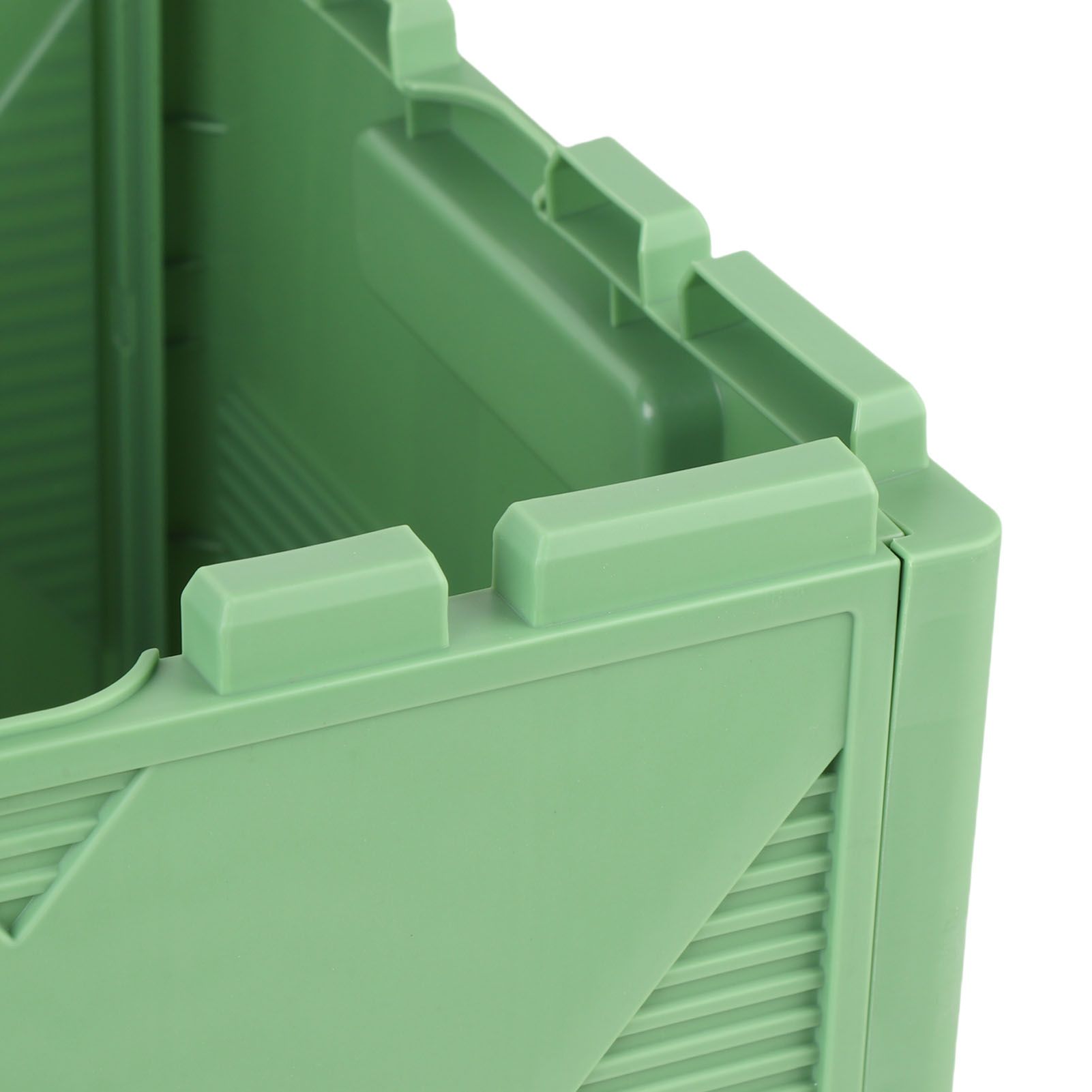 Toys Storage Box with Building Baseplate 37L Stackable Foldable Building view 2