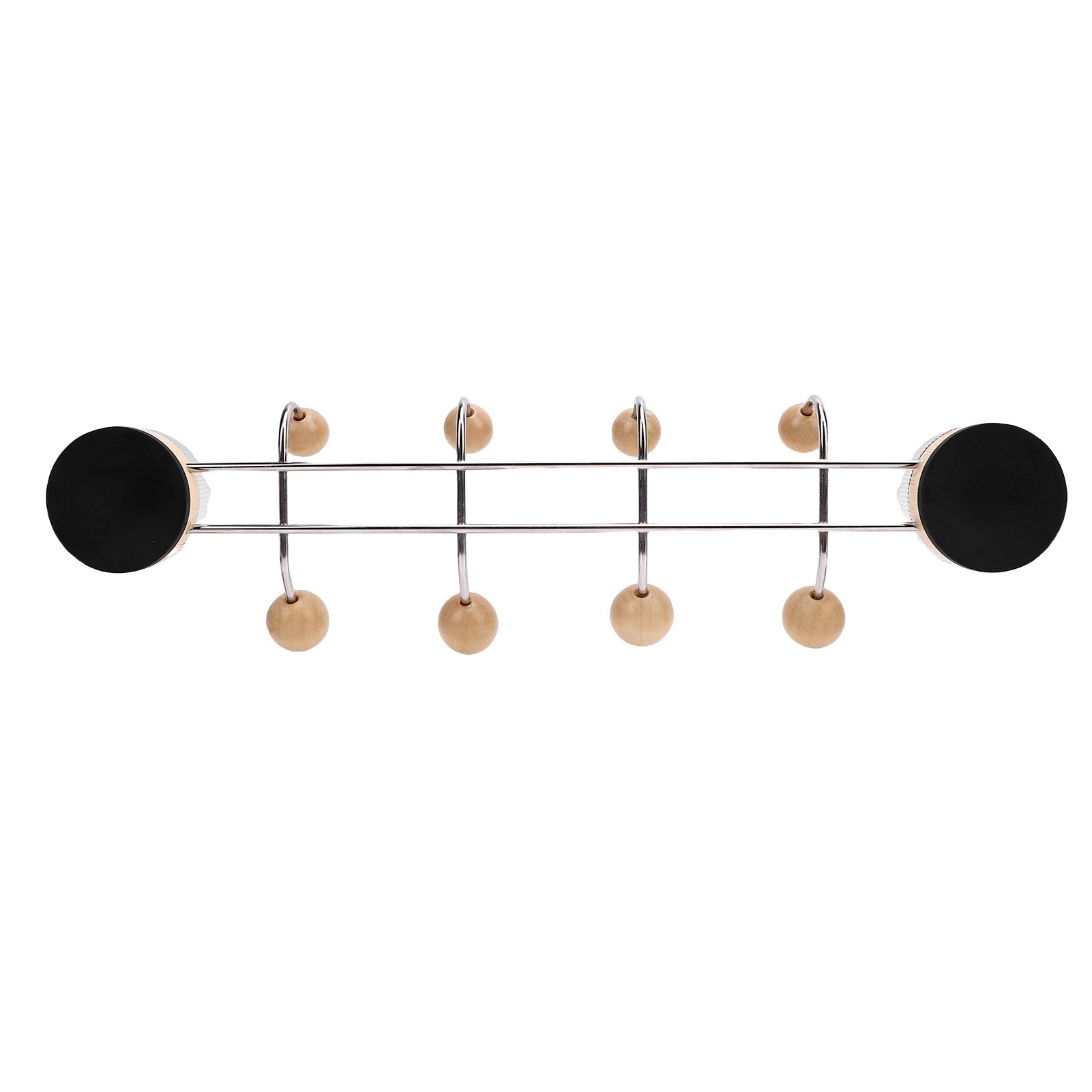 Suction Cup Coat Hook Dual Rows Hooks Wall Mount Hook Rack for Entryway view 7