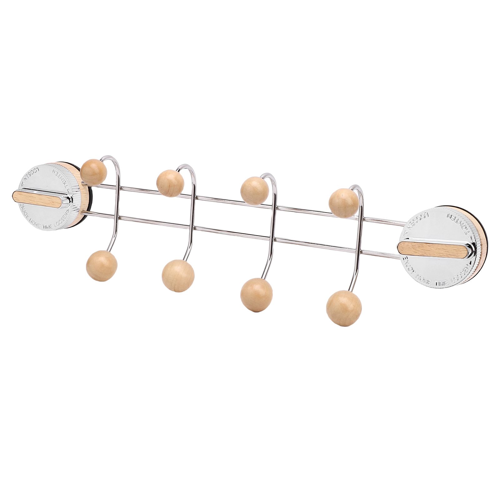 Suction Cup Coat Hook Dual Rows Hooks Wall Mount Hook Rack for Entryway view 11