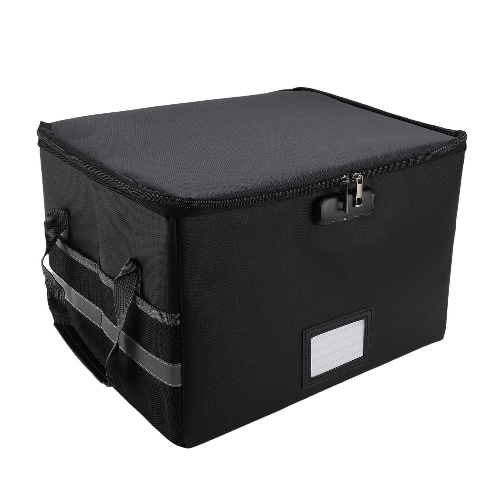 Fireproof Document Box Water Proof Antistatic Reflective Stripe Portable File view 10