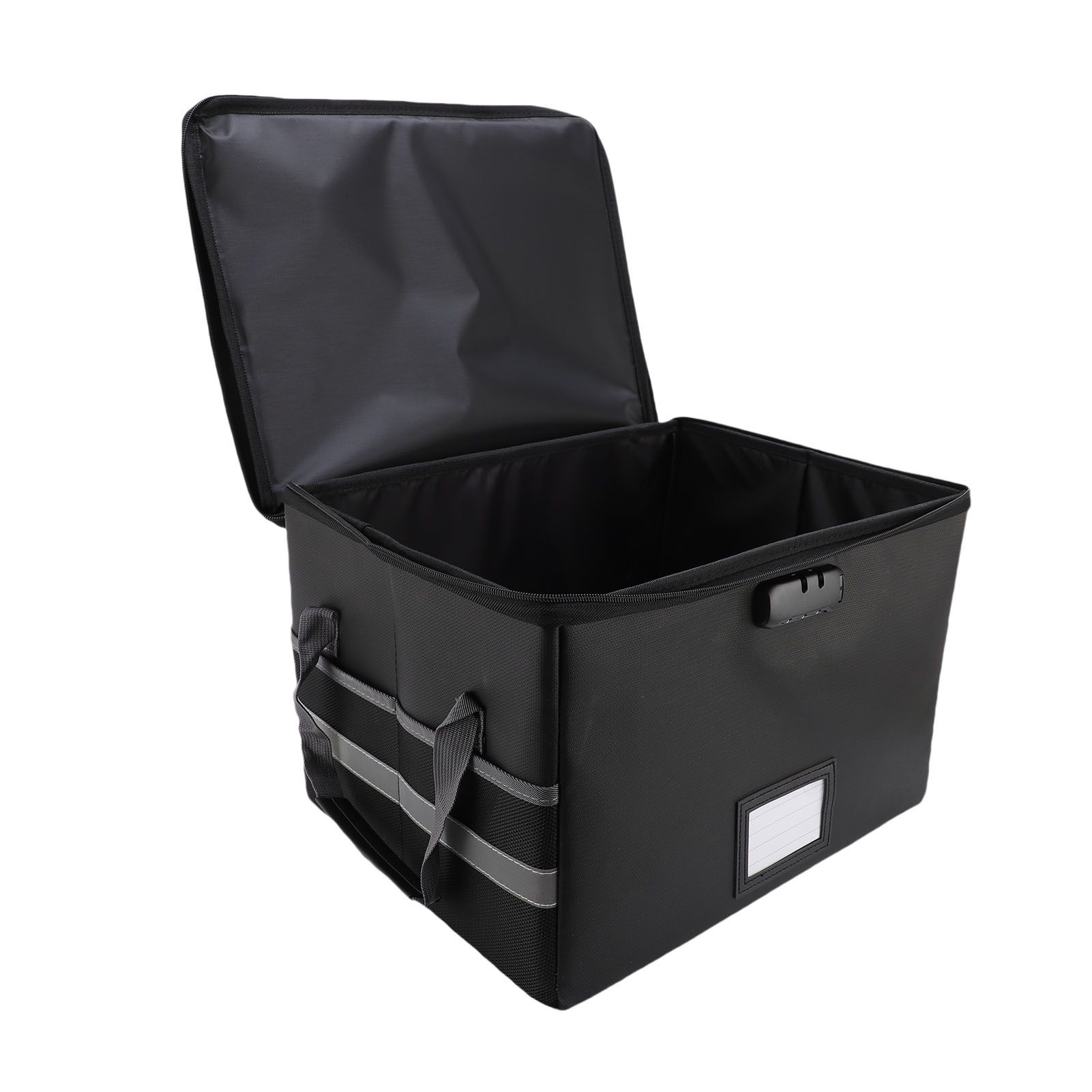 Fireproof Document Box Water Proof Antistatic Reflective Stripe Portable File view 12