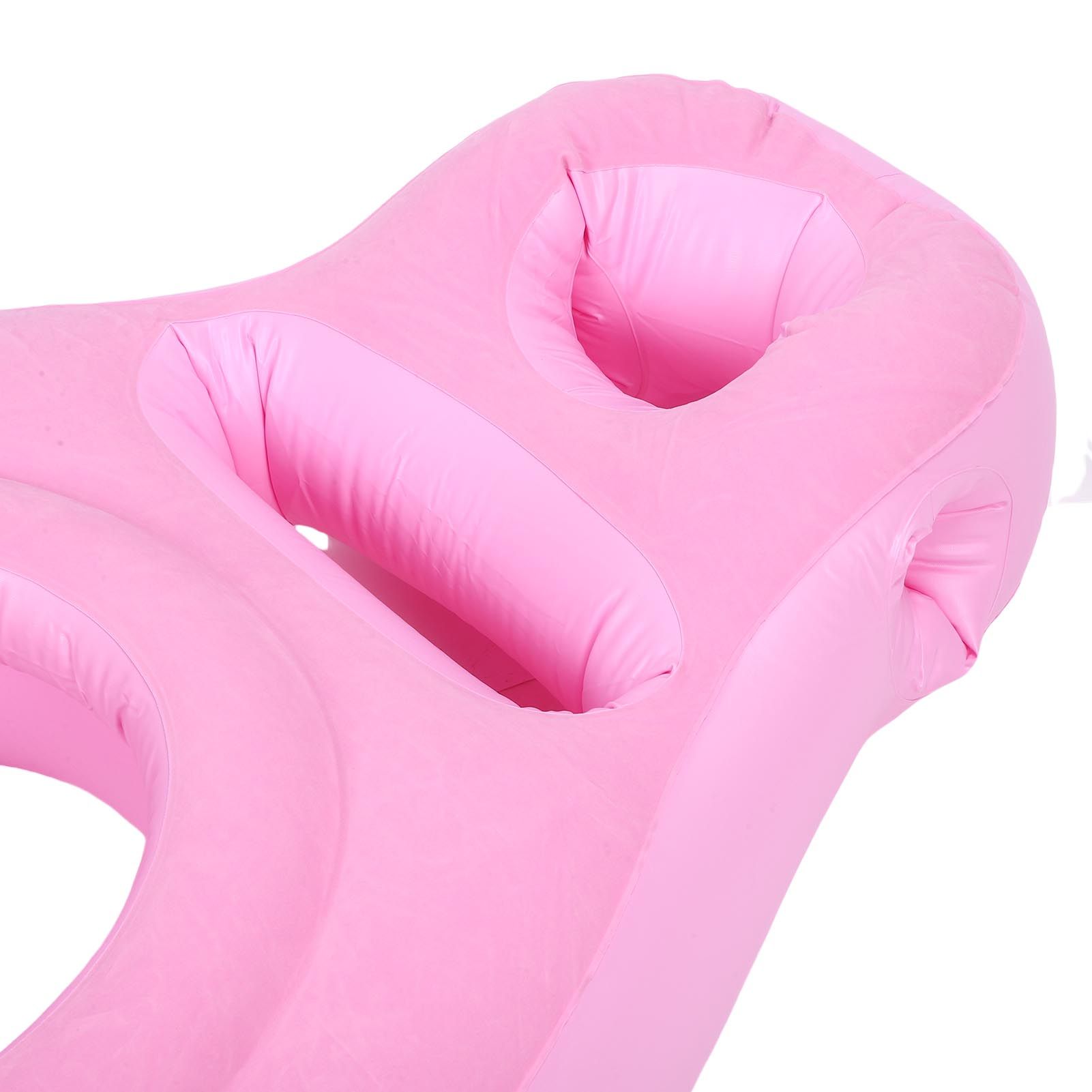 Full Body Pillow with Belly Hole Comfortable Lightweight PVC Inflatable Pool view 5