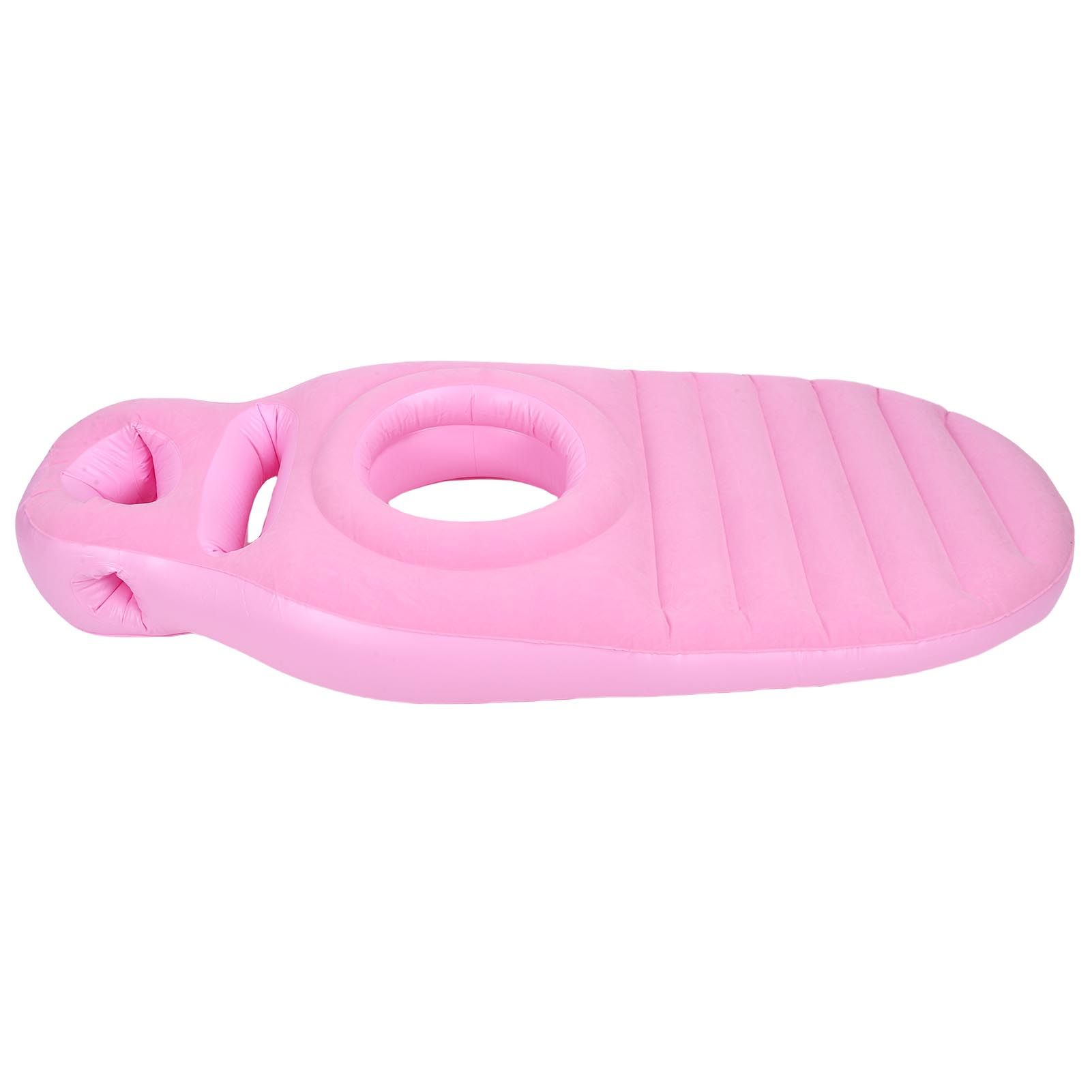 Full Body Pillow with Belly Hole Comfortable Lightweight PVC Inflatable Pool view 9