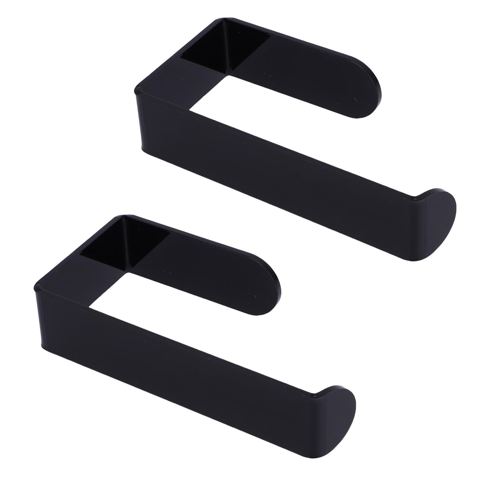 Self Adhesive Curtain Holdbacks Easy Install Black Acrylic Curtain Tiebacks view 8