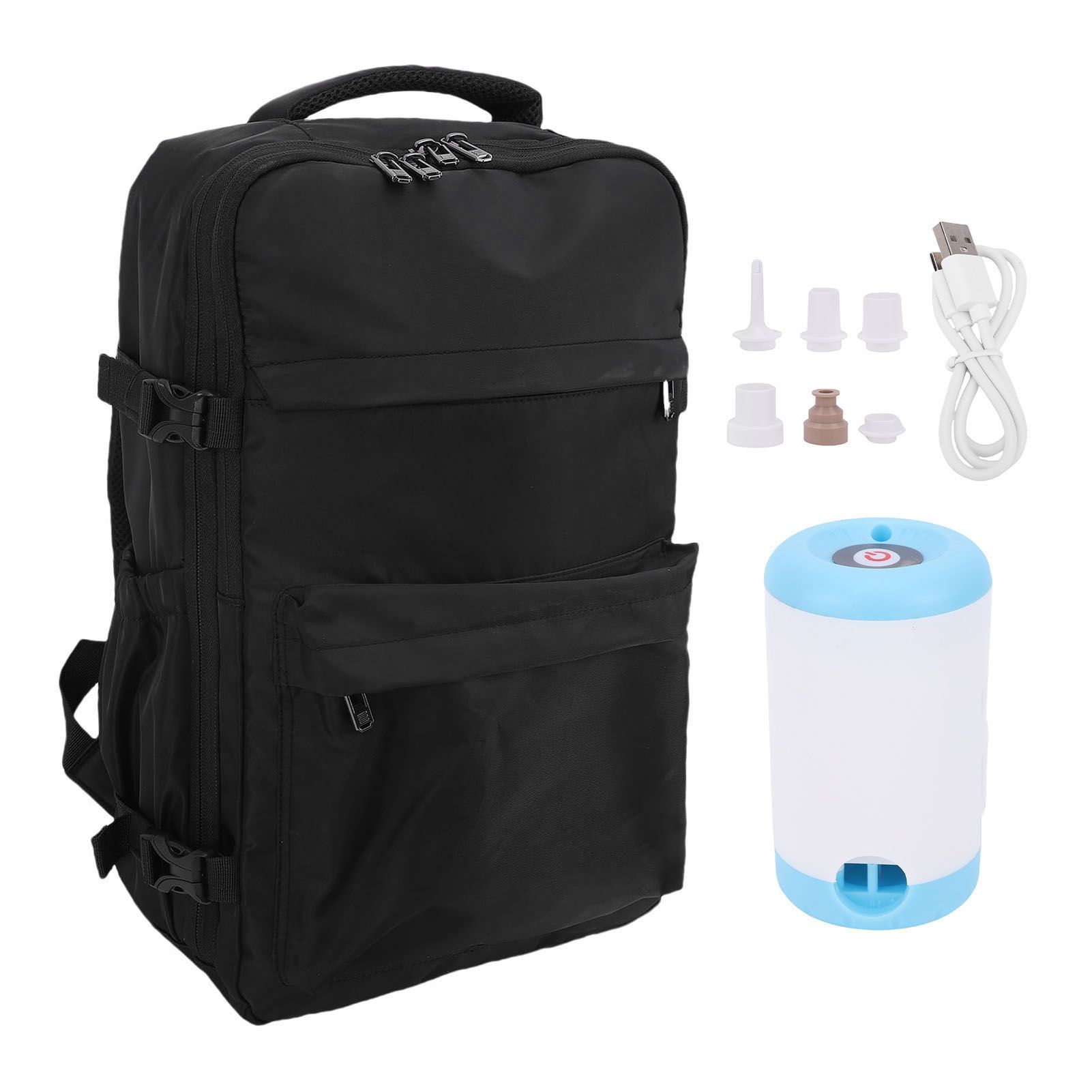Vacuum Travel Backpack with Pump for Women Men Laptop Water Proof Work view 3