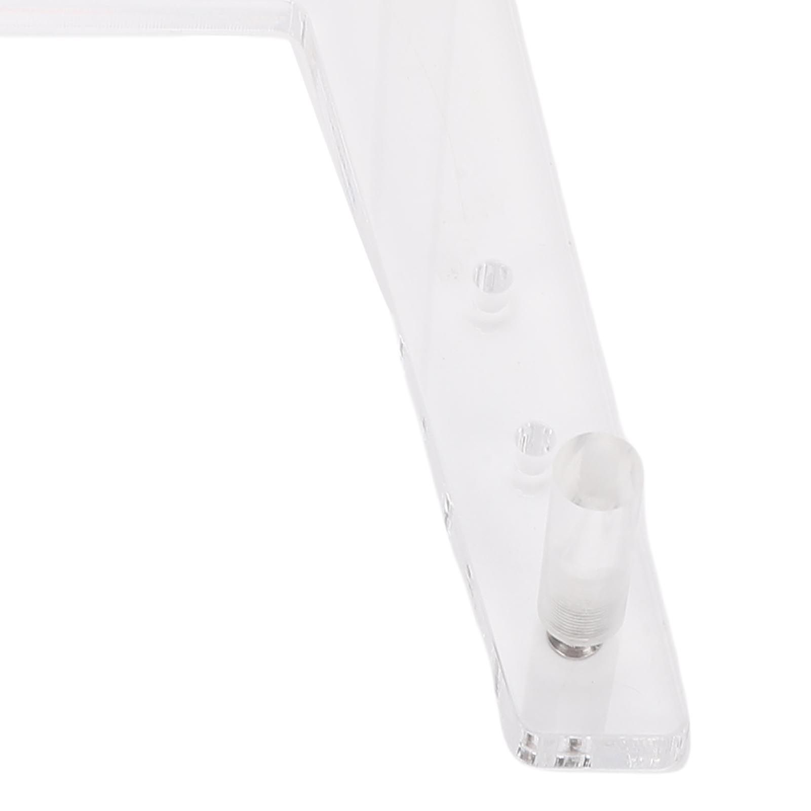 Acrylic Plate Stand Adjustable Multifunctional Transparent Tabletop Art view 2