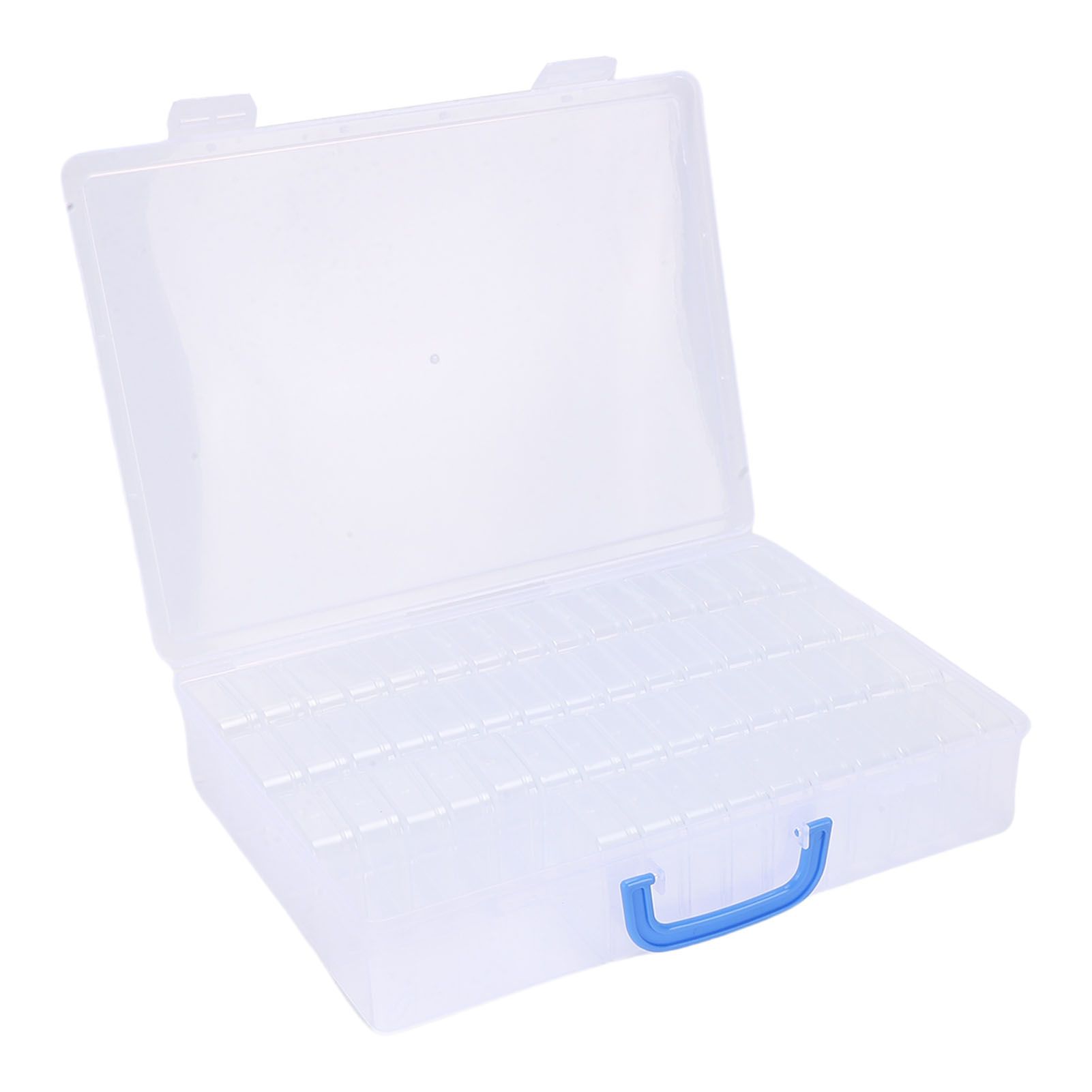 Bead Organizer Box 60 Pcs Small Clear Plastic Bead Storage Cases and Large view 10