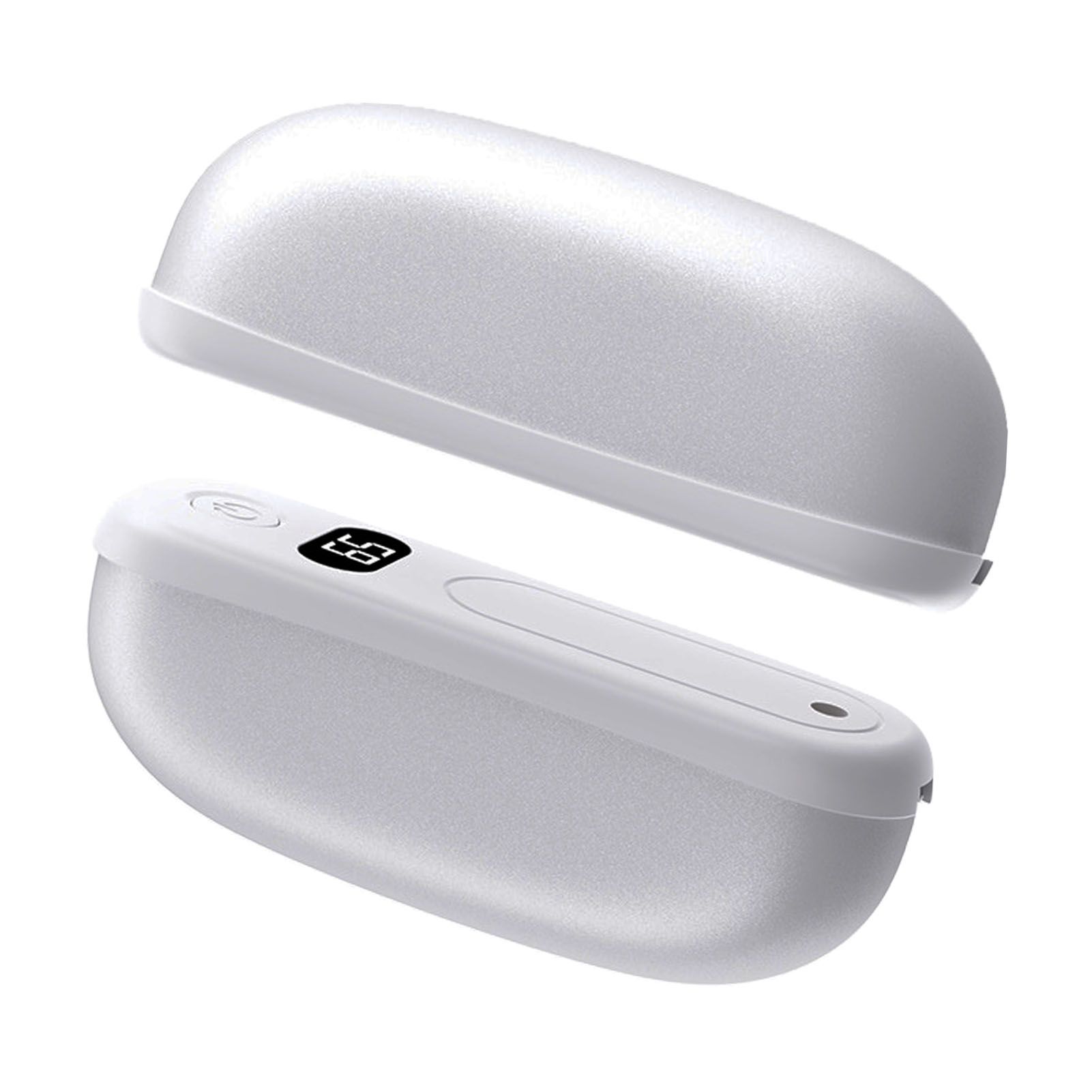 Magnetic Hand Warmers Silver Rechargeable 3600mah Digital Display Fast Heating view 11