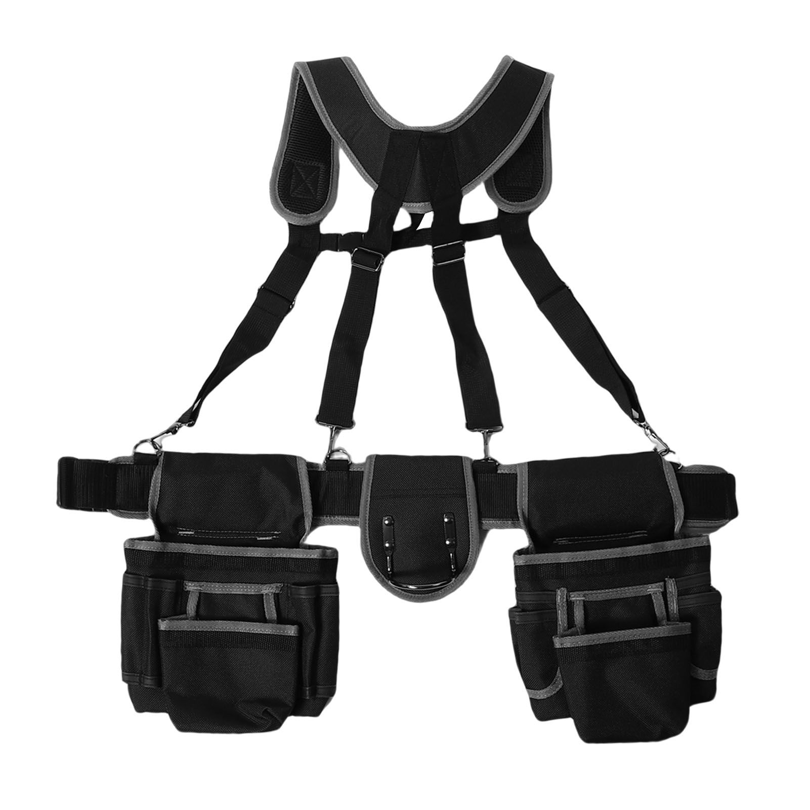 Tool Belt Organizer With Suspenders and Pockets Oxford Cloth Comfortable view 3