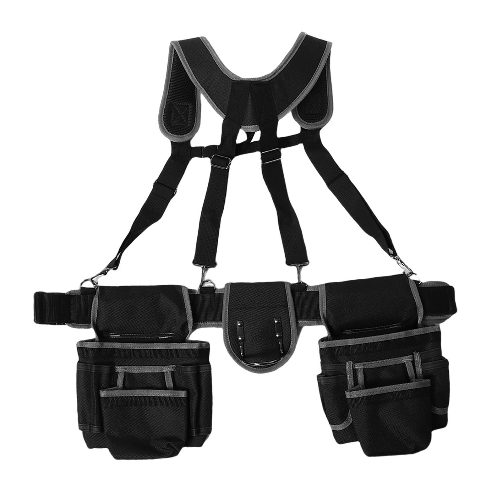 Tool Belt Organizer With Suspenders and Pockets Oxford Cloth Comfortable view 8