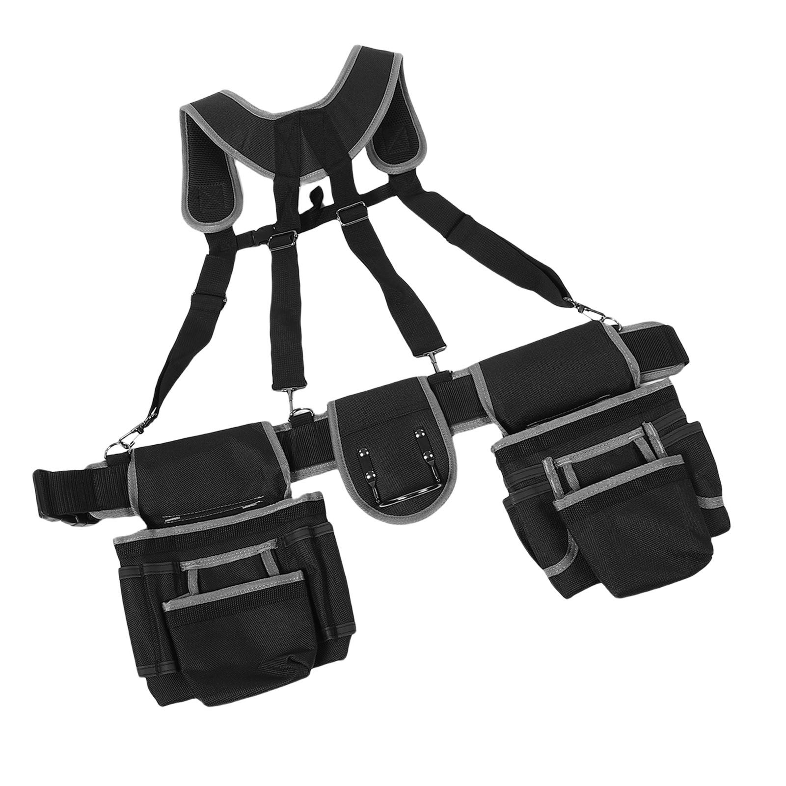 Tool Belt Organizer With Suspenders and Pockets Oxford Cloth Comfortable view 9