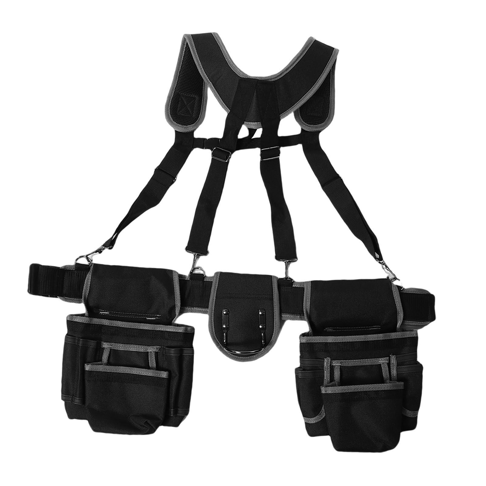 Tool Belt Organizer With Suspenders and Pockets Oxford Cloth Comfortable view 12