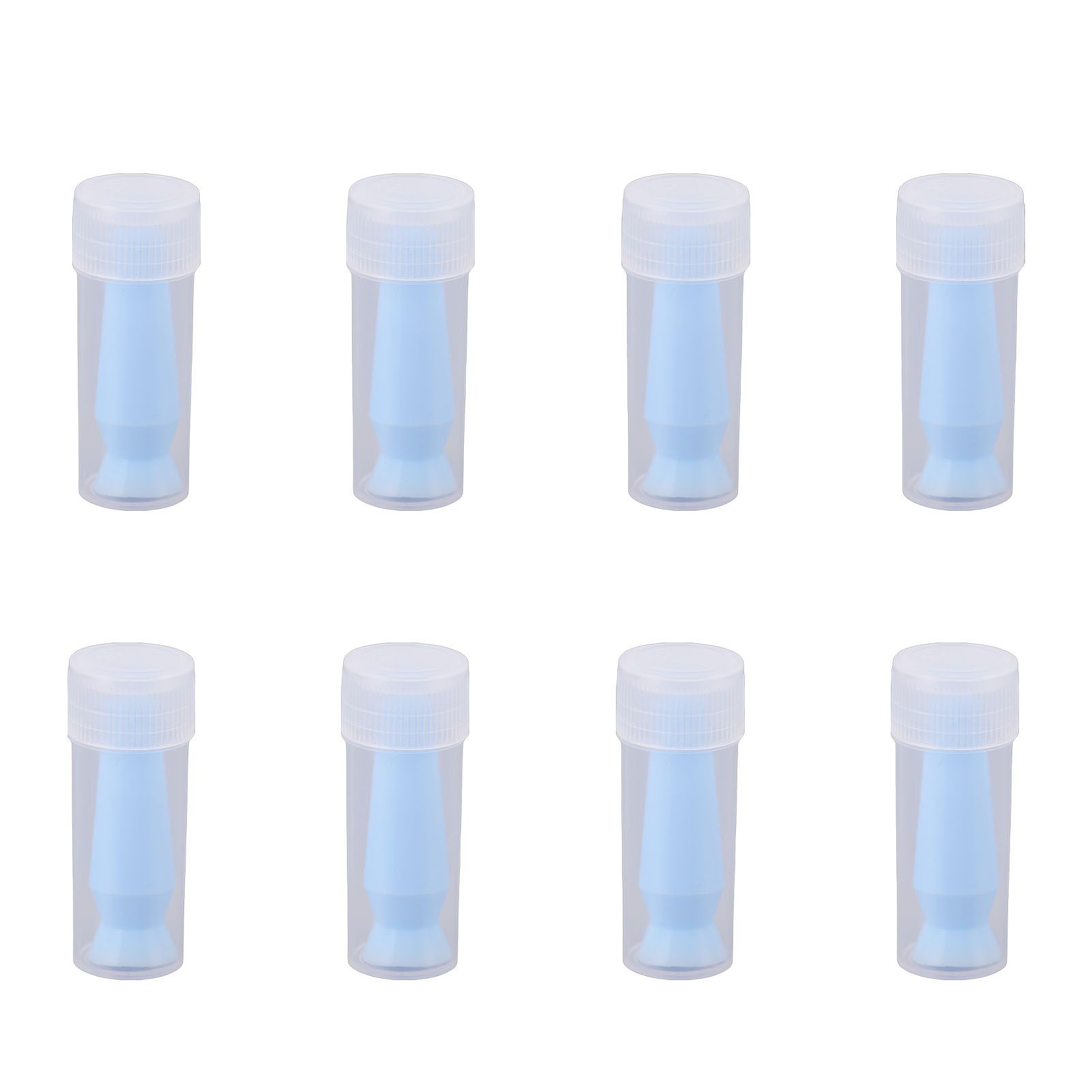 8pcs Contacting Lens Plunger Reusable Silicone Applicator Remover Tool with view 3