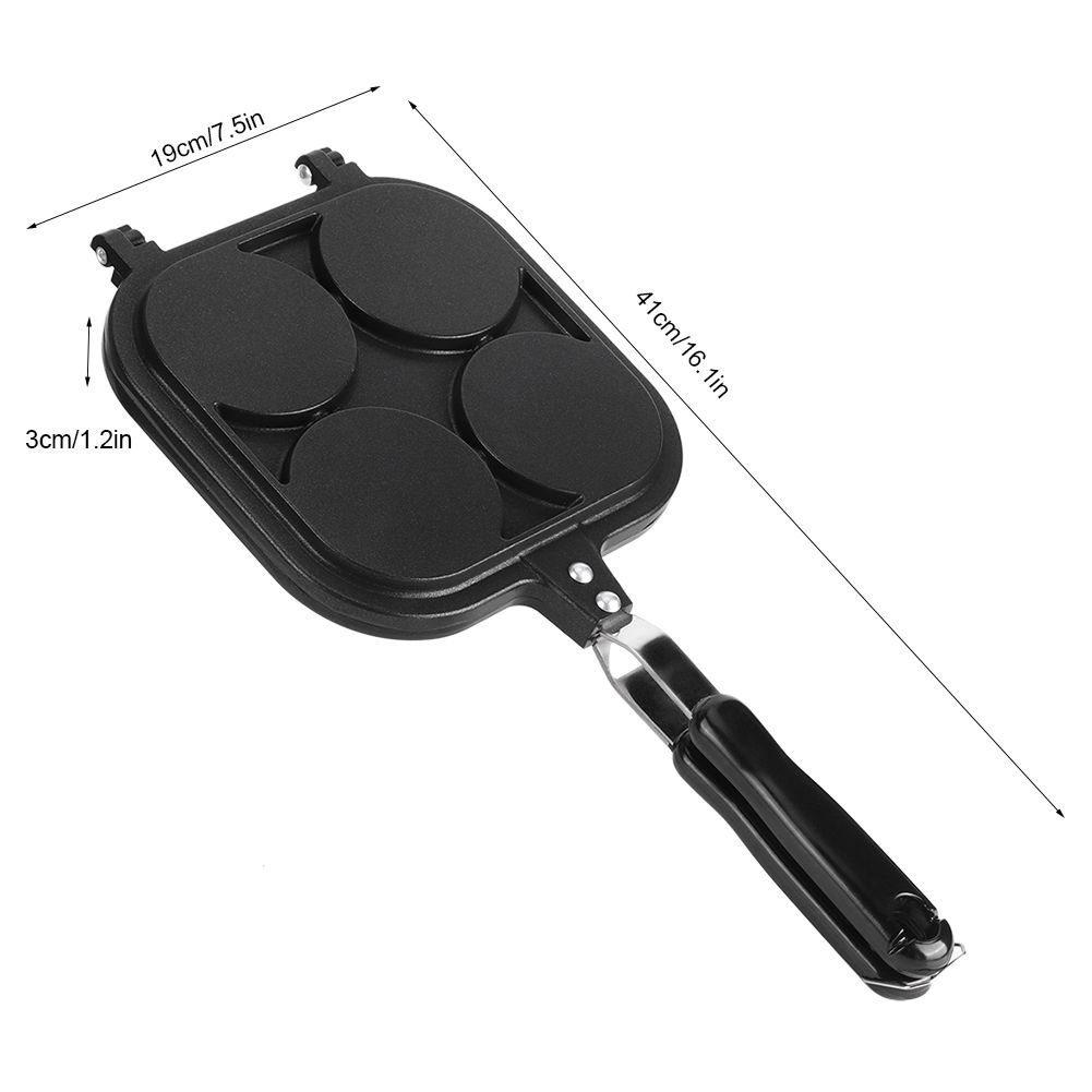 Double-Sided Lovely Cartoon Animal Pattern Breakfast Non-Stick Frying Pan view 10