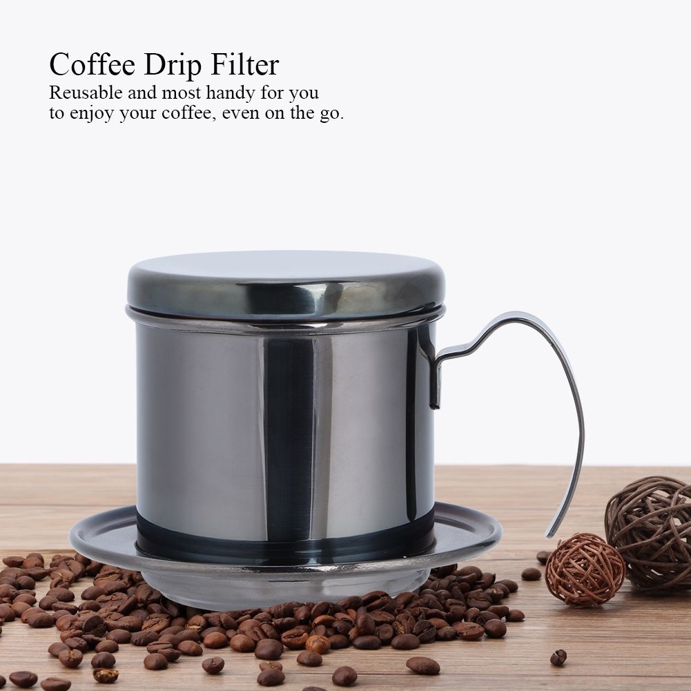Portable Stainless Steel Coffee Drip Filter Coffee Maker Pot for Home Kitchen view 8