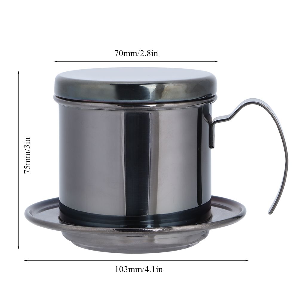Portable Stainless Steel Coffee Drip Filter Coffee Maker Pot for Home Kitchen view 10