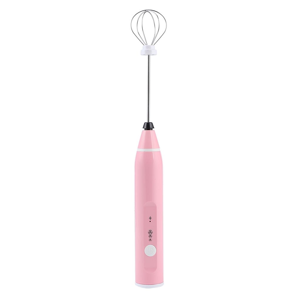 Rechargeable Milk Frother Electric Coffee Mixer Handheld Egg Beater Household — image 1