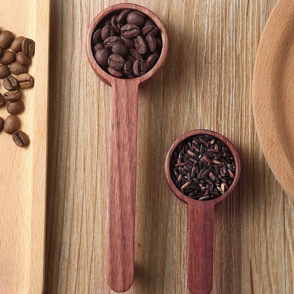 Multifunction Wooden Measuring Spoon Coffee Spoon Home Kitchen Measuring view 8