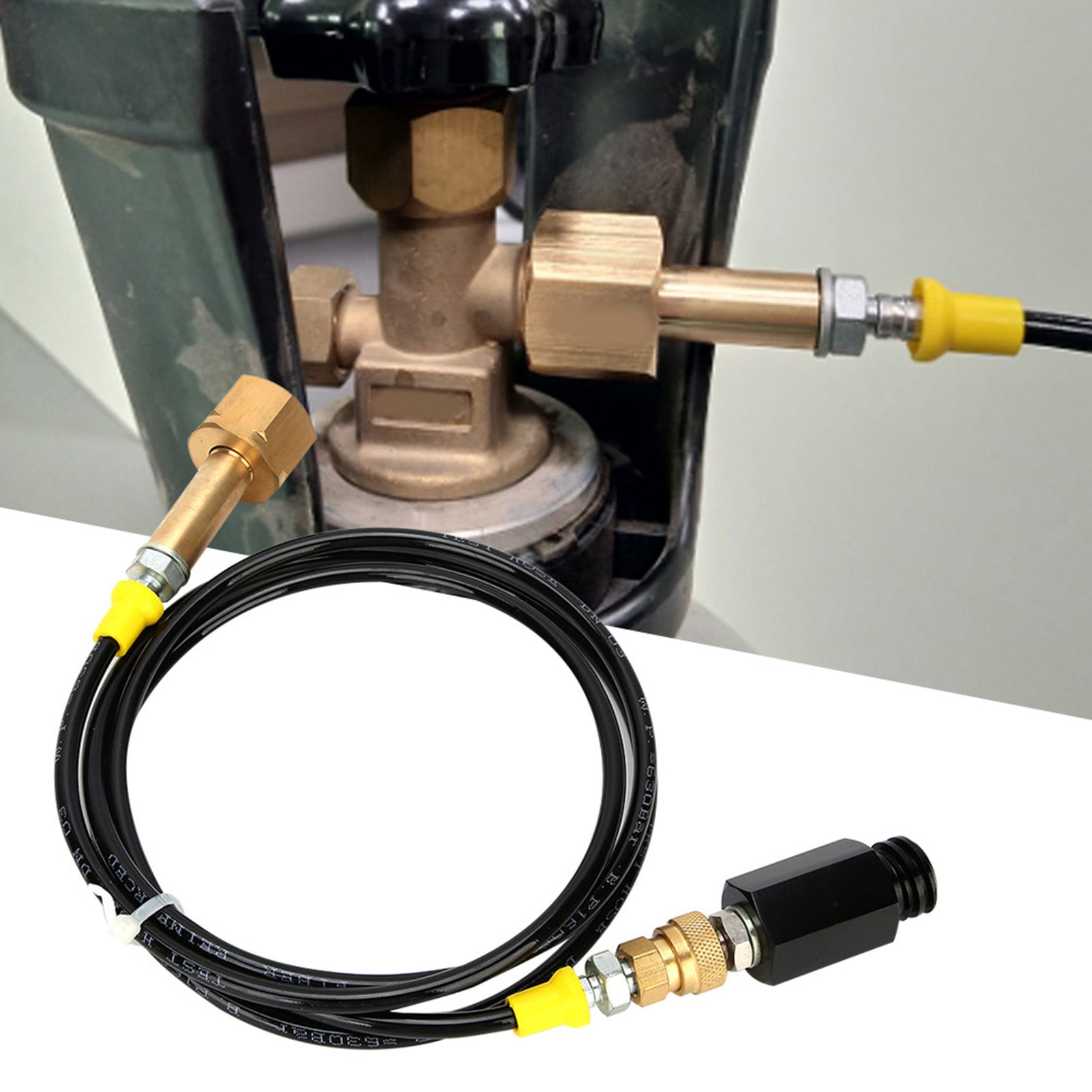 1.7m CGA320 Thread CO2 Soda External Hose Adapter Kit for Kitchen Soda Water view 9