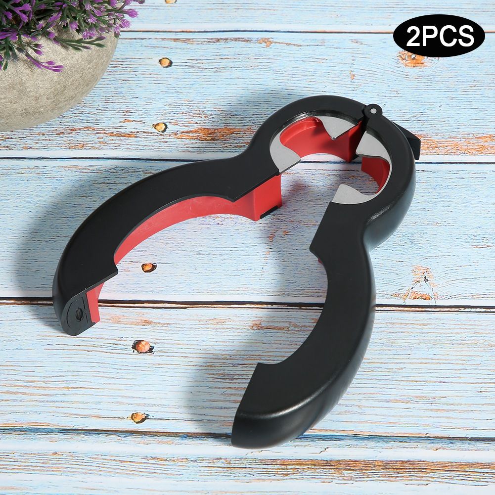2Pcs 6‑In‑1 Can Opener Simple Multifunctional Bottle Opener Kitchen Handheld view 6