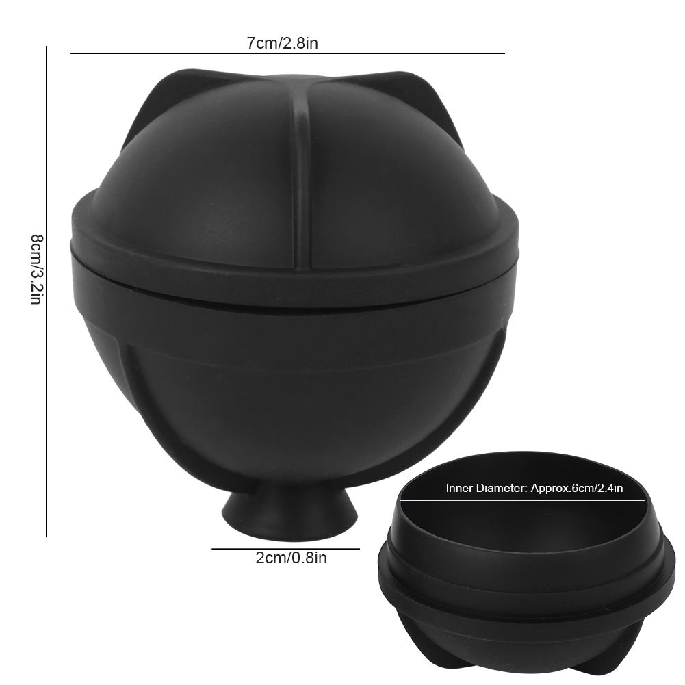 Round Silicone Ice Ball Maker Mold Ice Cubes Tray Mould for Whiskey Cocktails view 12