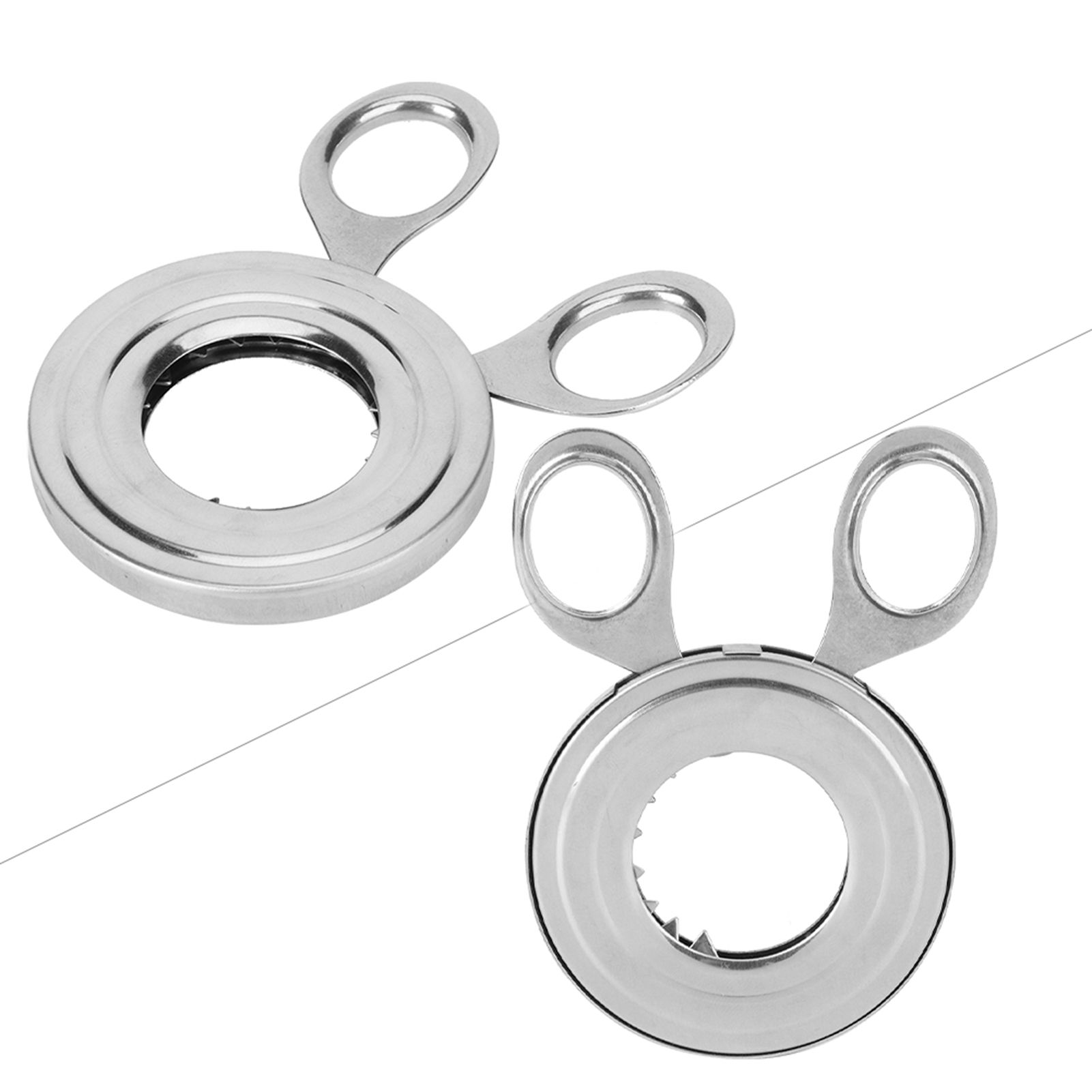 Stainless Steel Boiled Egg Cutter Egg Clipper Egg Scissor Egg Remover Tool view 6