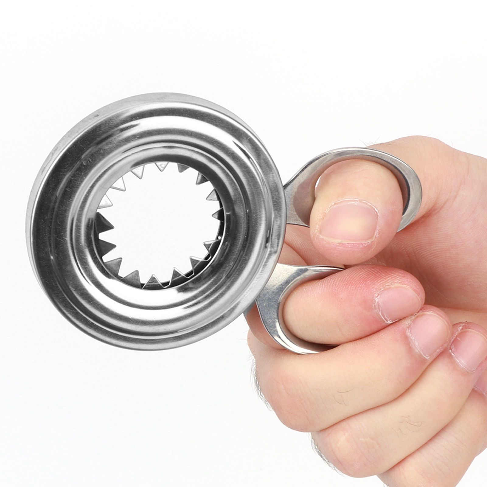 Stainless Steel Boiled Egg Cutter Egg Clipper Egg Scissor Egg Remover Tool view 9