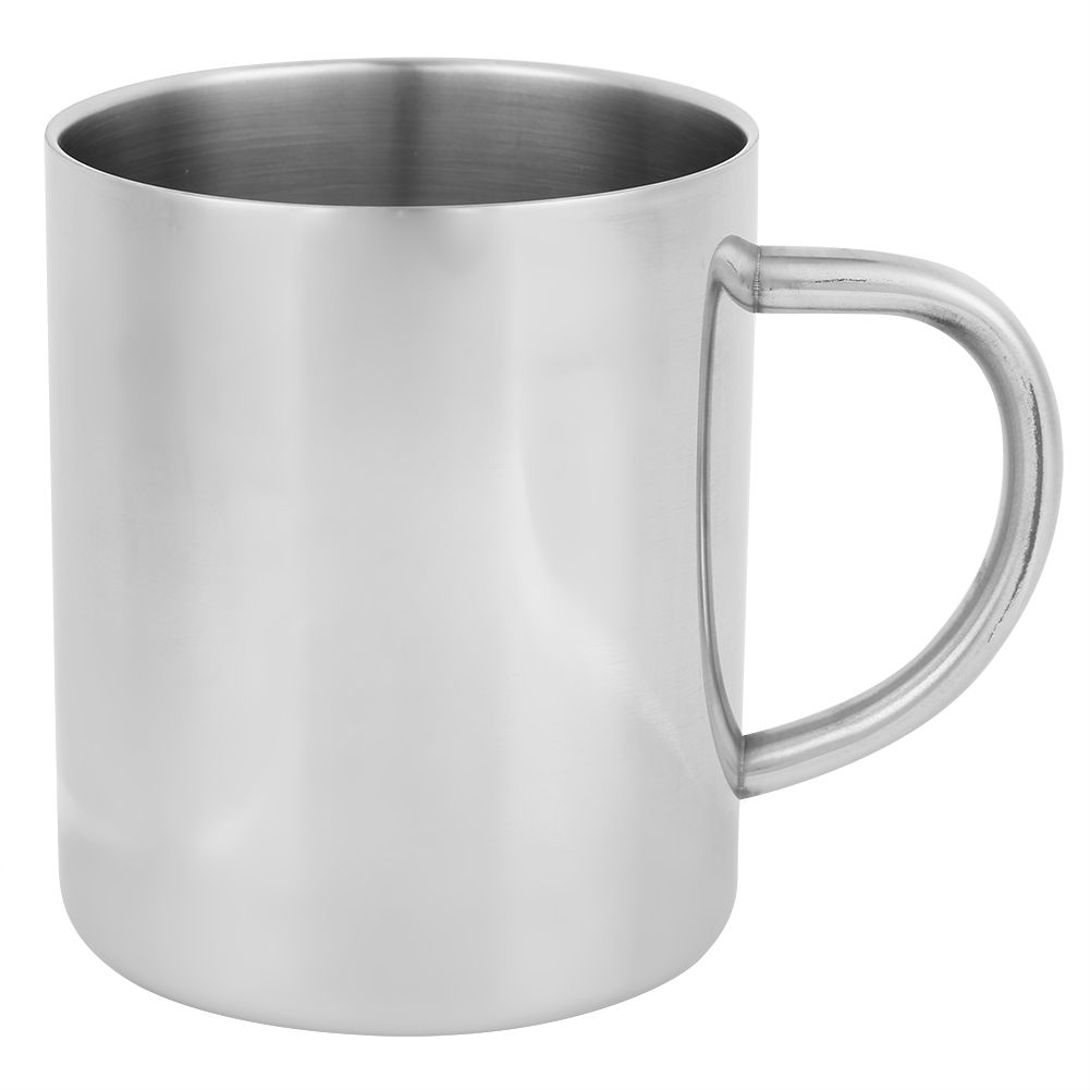 Portable DoubleLayer Stainless Steel Heat Insulation Coffee Mug Milk Cup with view 3