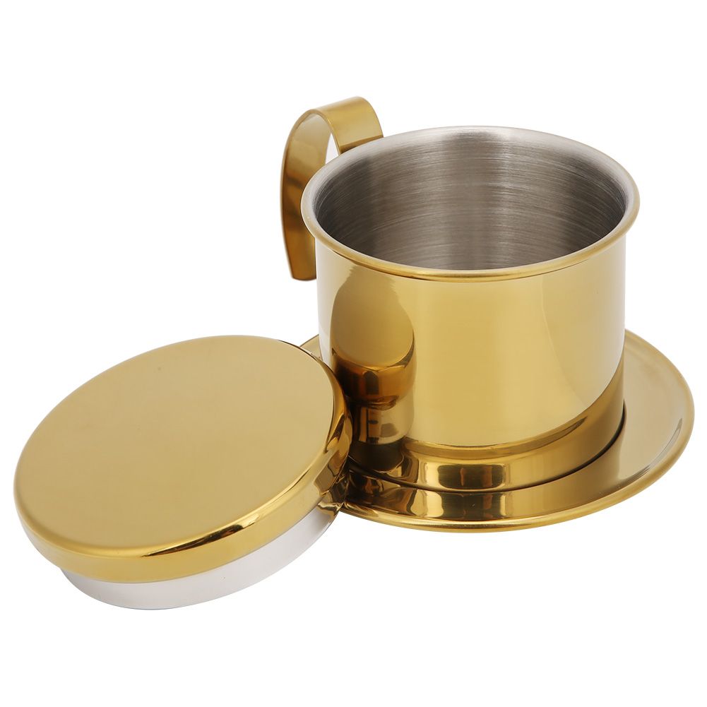 Vietnamese Stainless Steel Coffee Filter Drip Pot Maker Pot Home Kitchen view 5