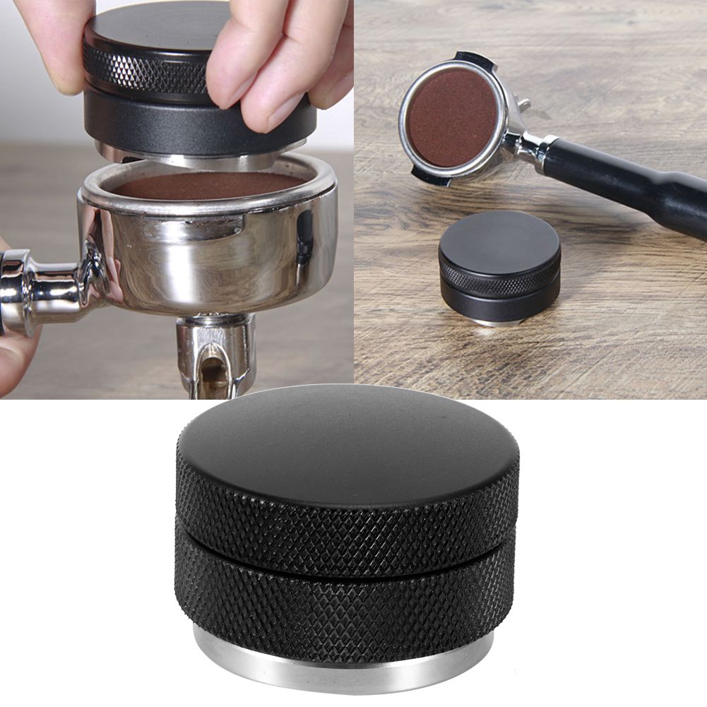 Stainless Steel Height Adjustable Coffee Tamper Distributor Leveler Tools with view 10