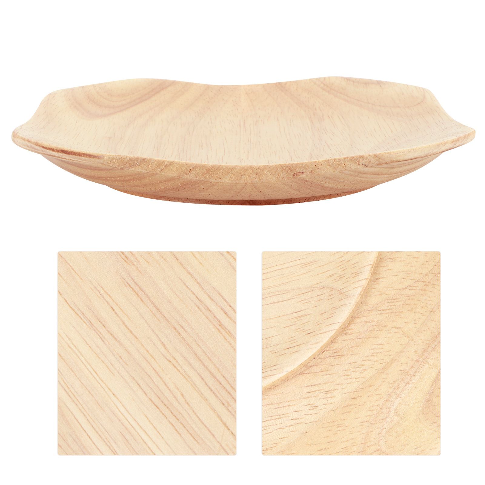 Square Wooden Sushi Dish Snacks Dried Cake Tray Dessert Plate for Home TablewareL view 8