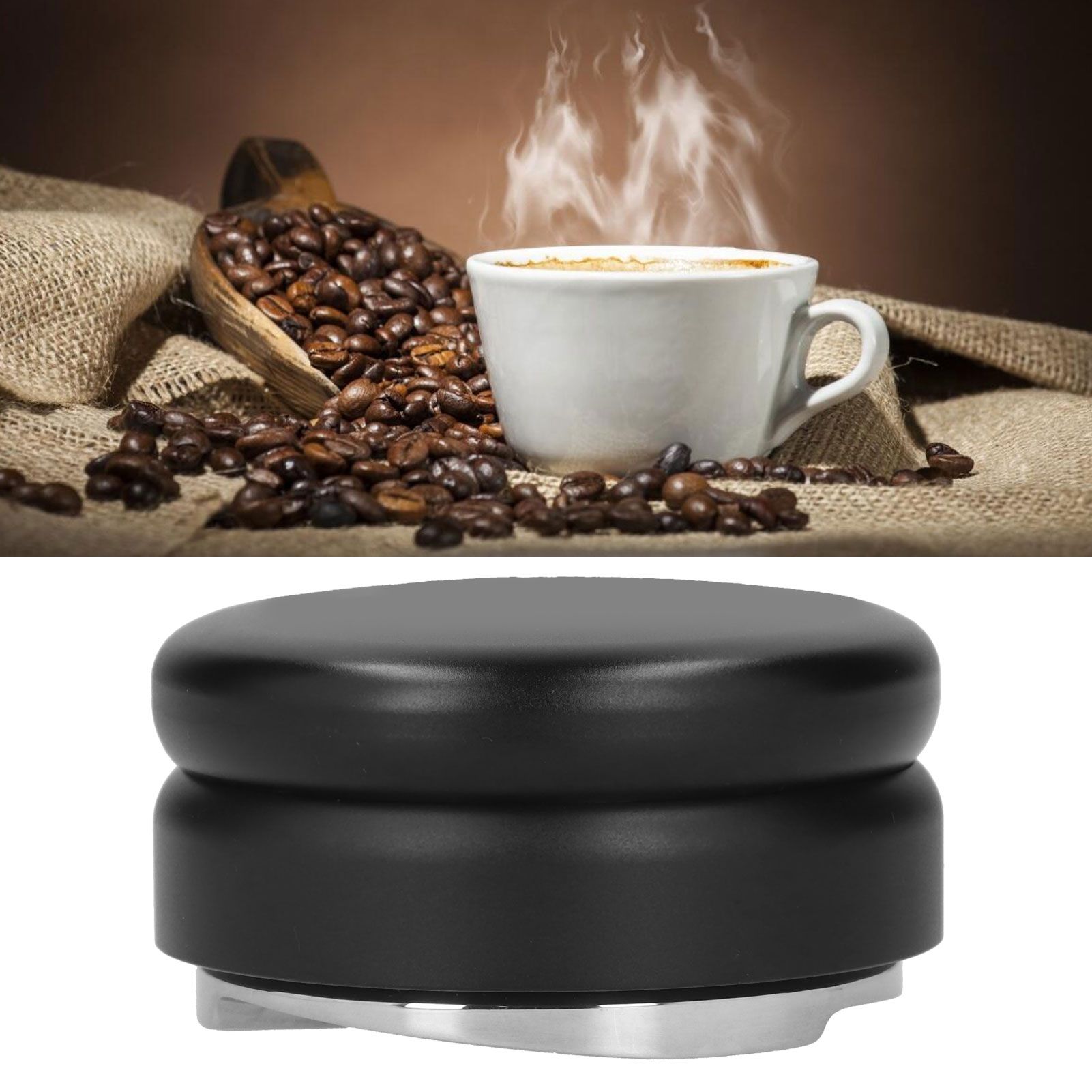 58mm Coffee Tamper Stainless Steel Coffee Distributor Leveler Tool Home view 10
