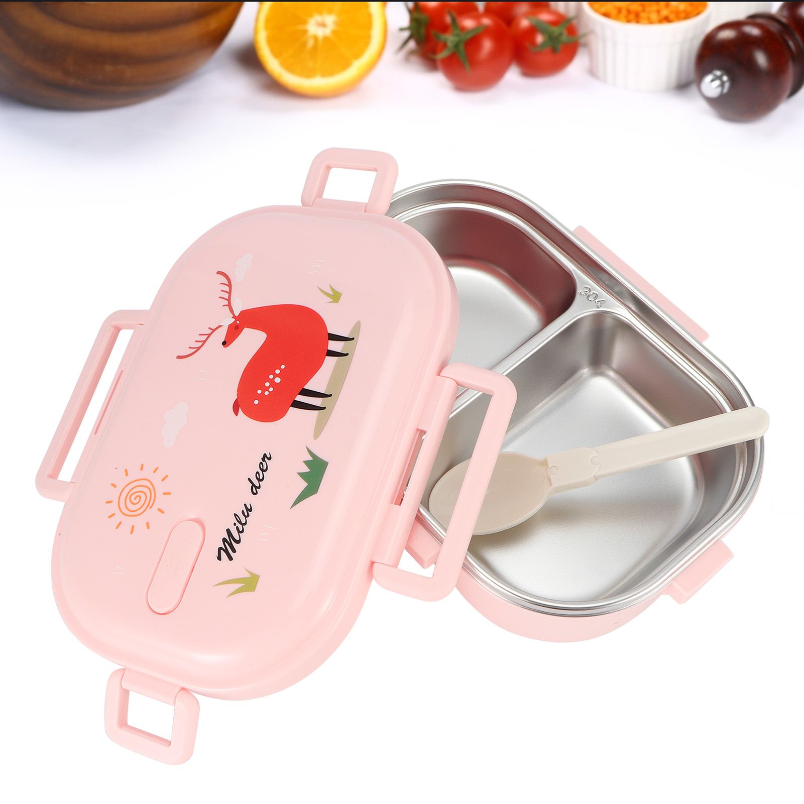 Insulated Lunch Box Leak Proof Stainless Steel Bento Box Japanese Food view 10