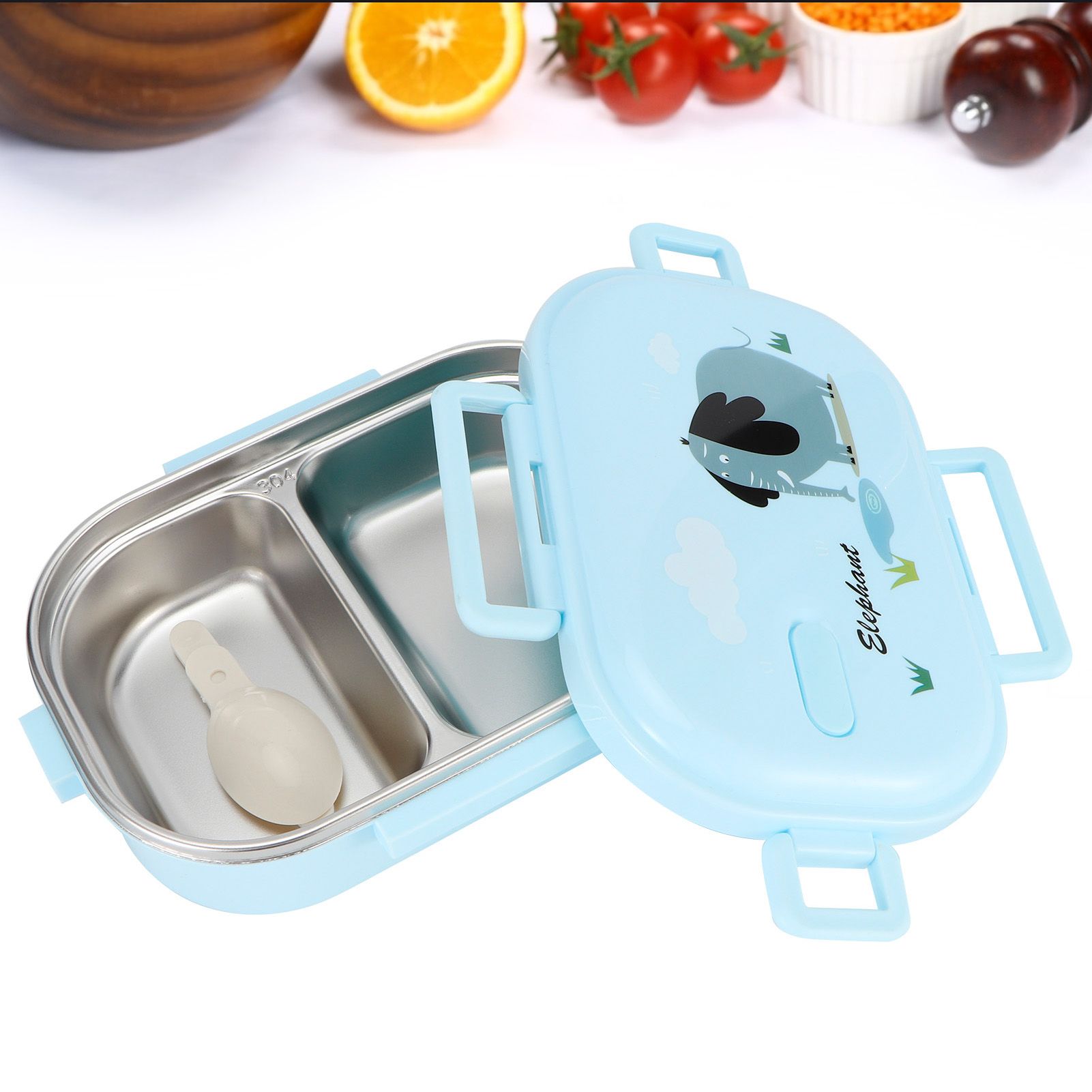 Insulated Lunch Box Leak Proof Stainless Steel Bento Box Japanese Food view 10