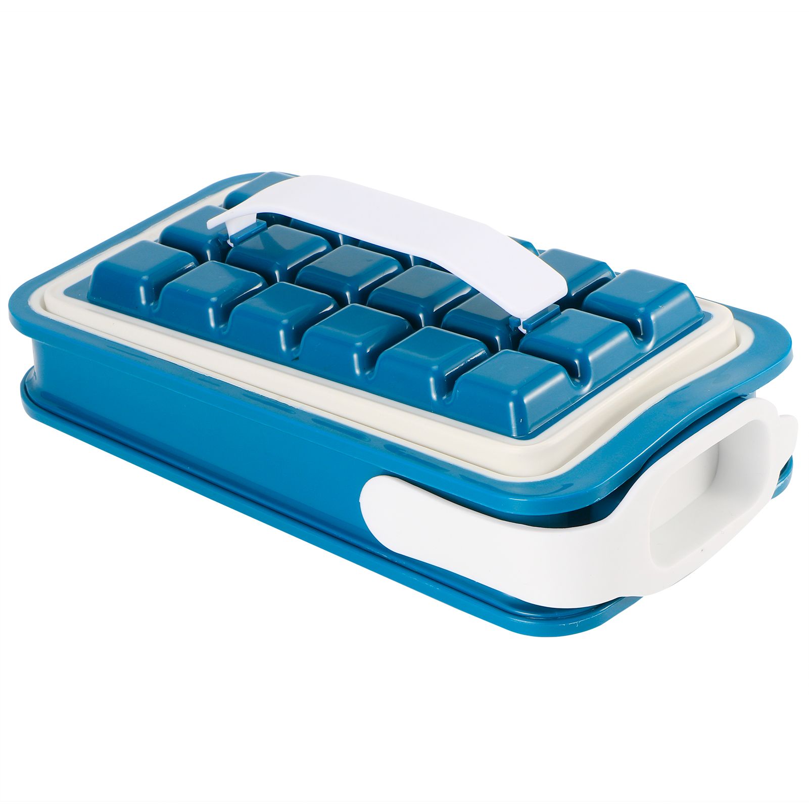 Reinvented Ice Tray Mold Ice Maker With Lid Portable No Spill Cover Slow view 8