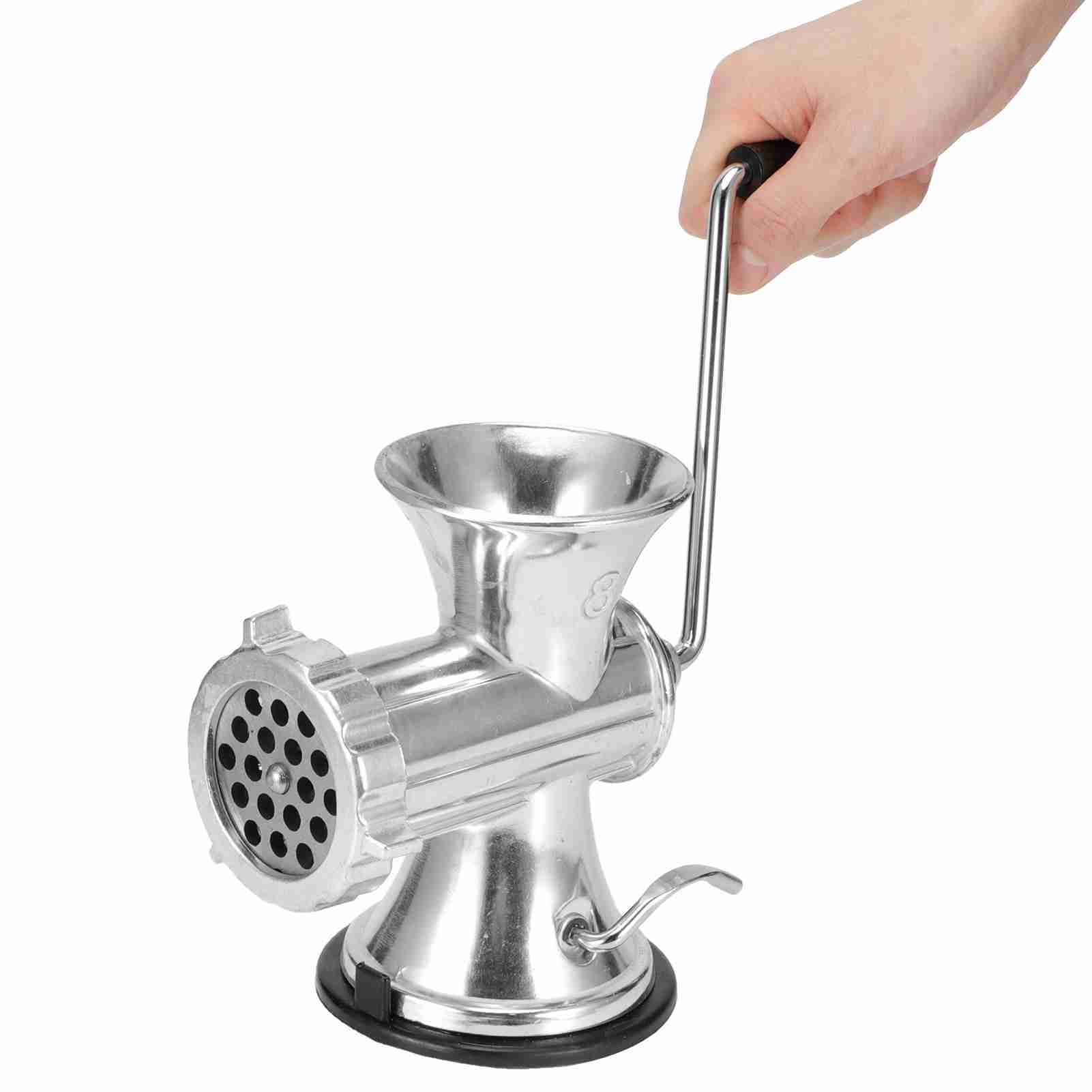 Aluminum Alloy Manual Meat Grinder Sausage Stuffer Grinding Machine Home view 5