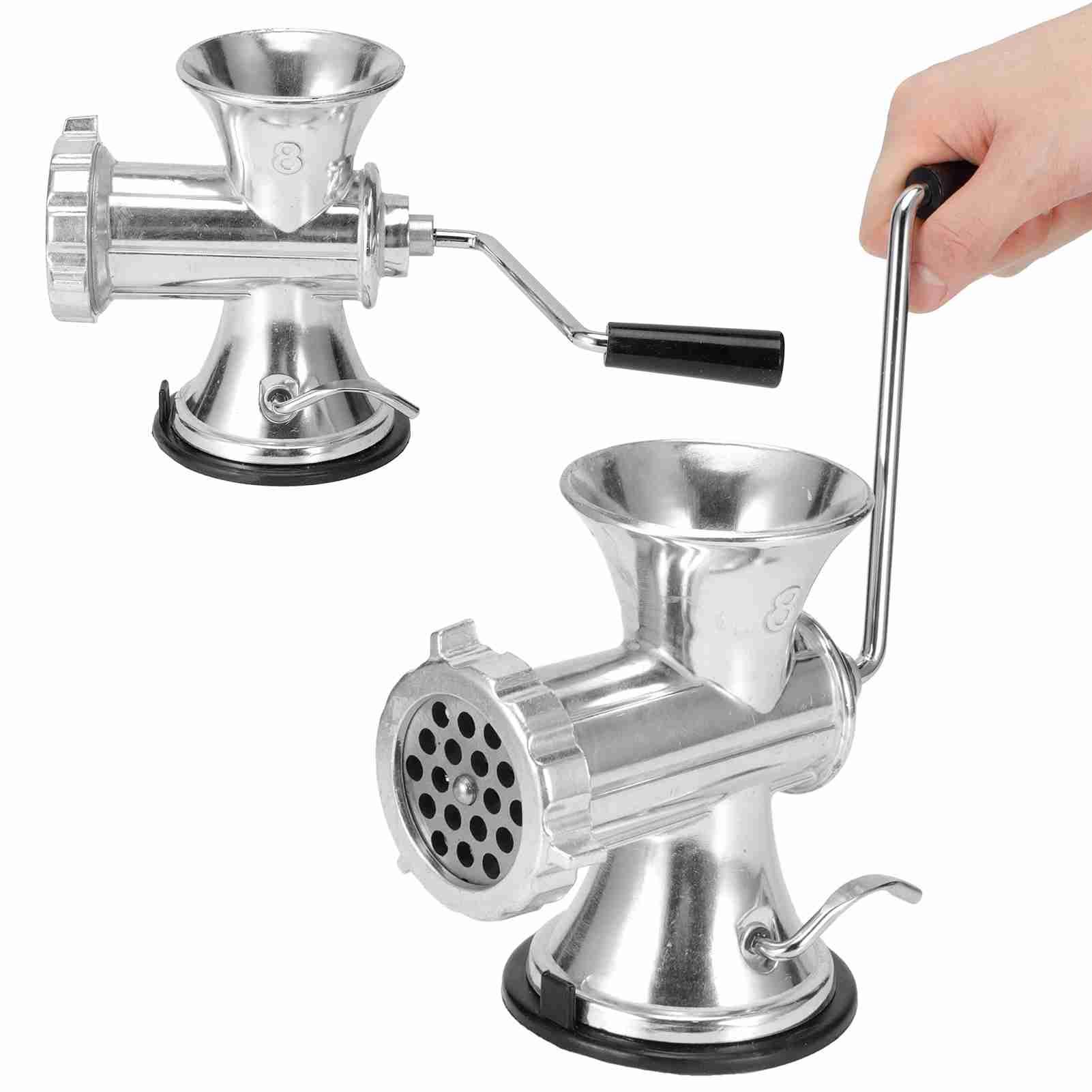 Aluminum Alloy Manual Meat Grinder Sausage Stuffer Grinding Machine Home view 6