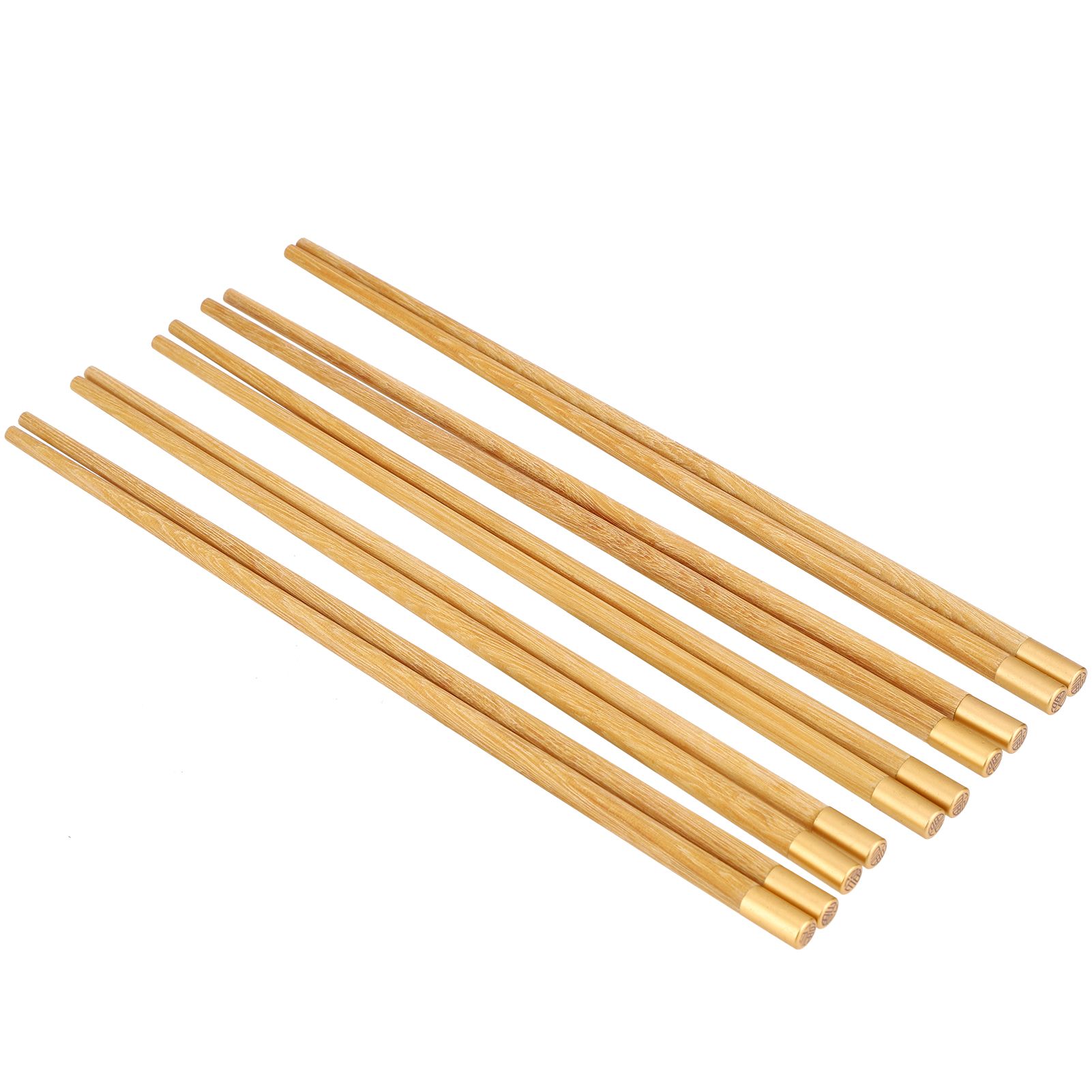 5 Pairs Chinese Style Wooden Chopsticks Set Safe Handcrafted Tableware Gift view 7