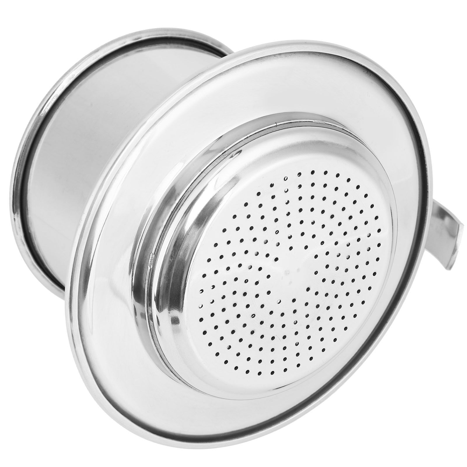 Drip Coffee Filter Pot Silver 304 Stainless Steel Hhousehold Bbrewing Coffee view 11