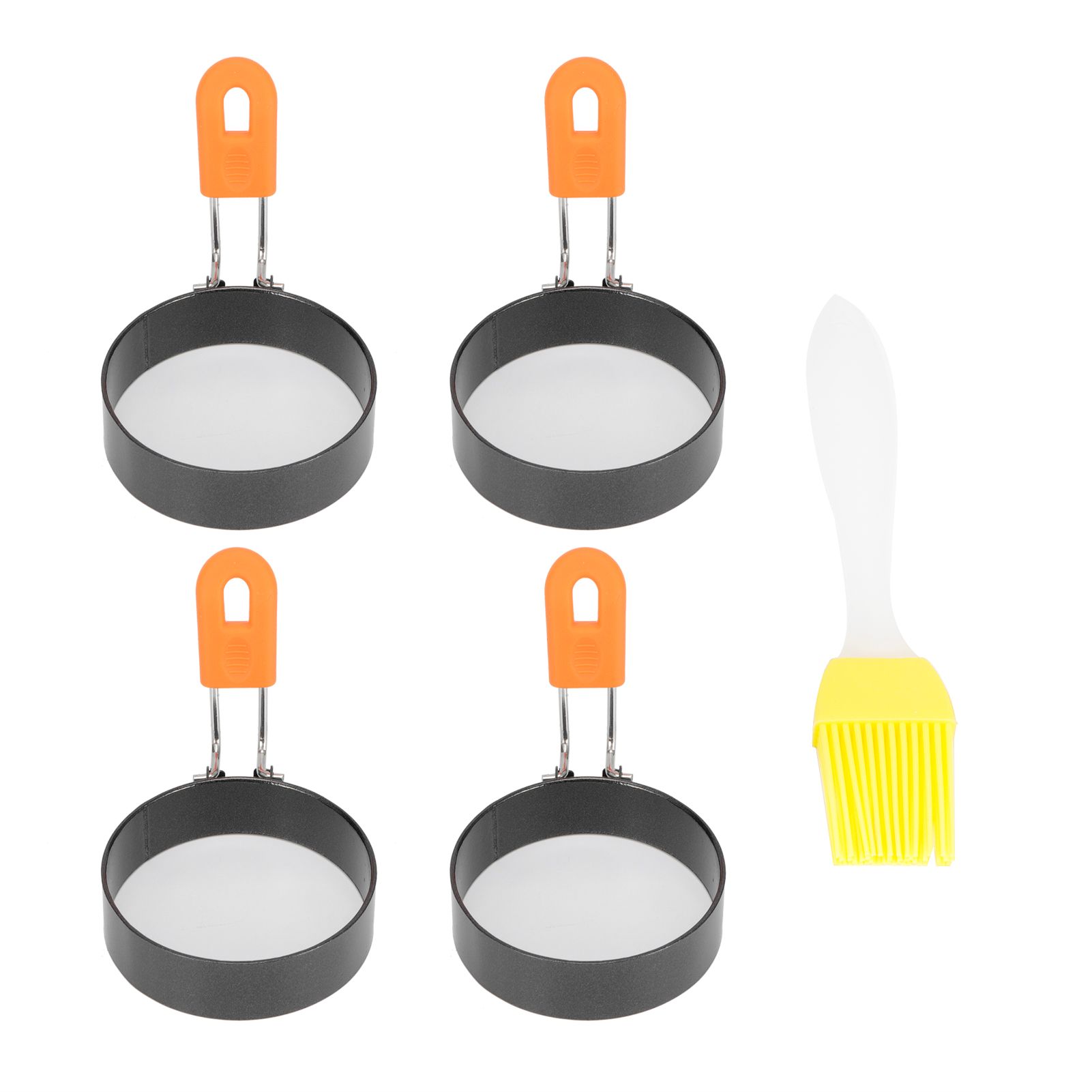 Round Egg Frying Ring with Non Stick Coating Pancake Fried Mold DIY Kitchen view 4