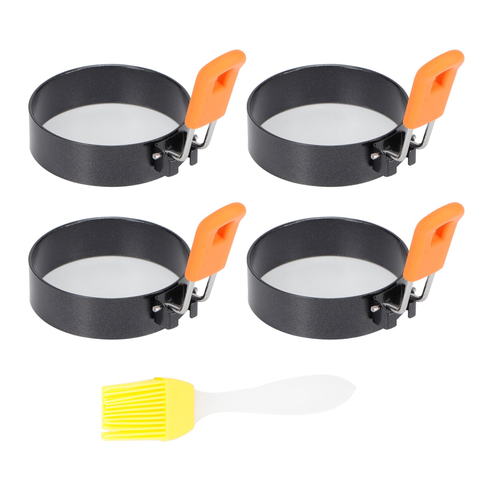 Round Egg Frying Ring with Non Stick Coating Pancake Fried Mold DIY Kitchen view 6