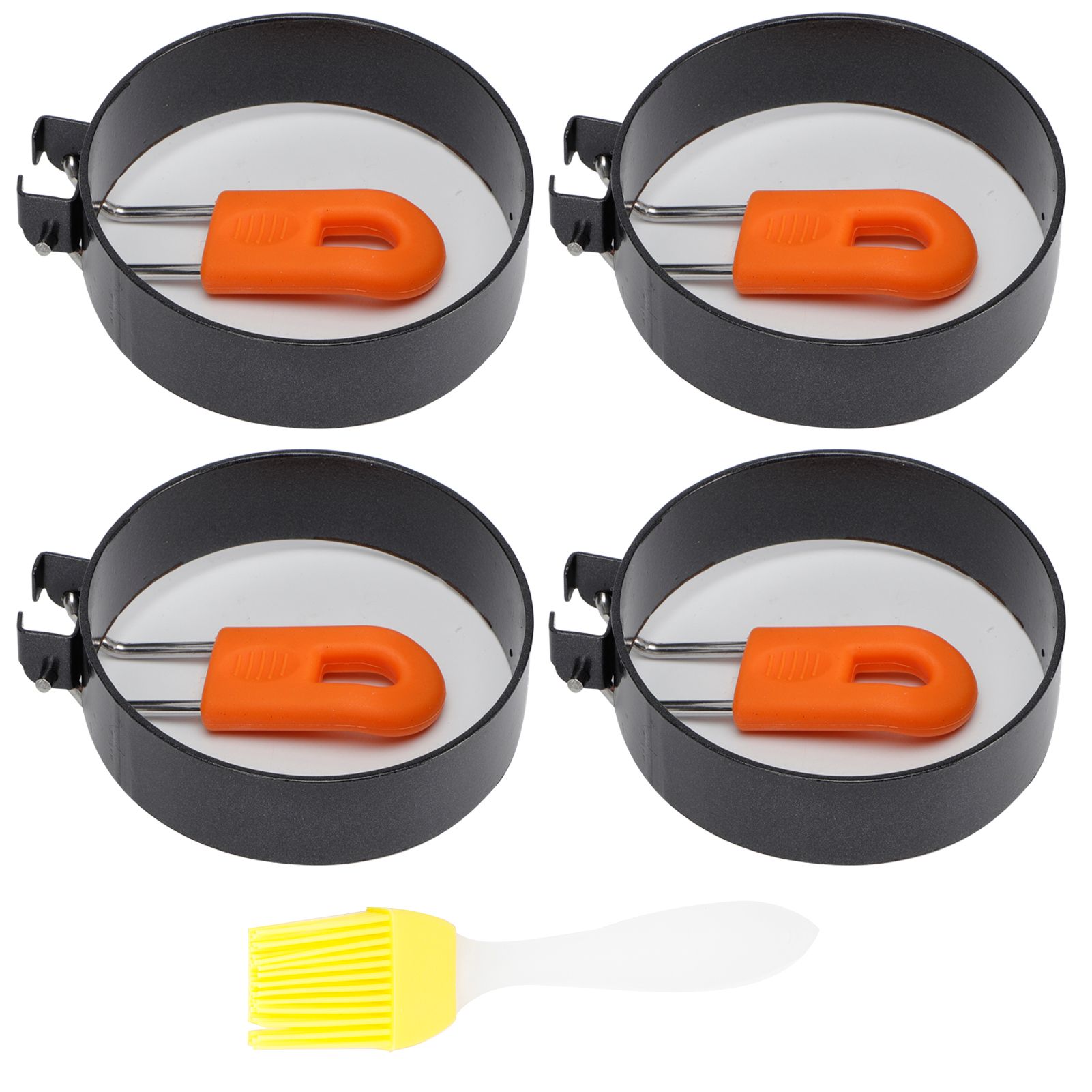 Round Egg Frying Ring with Non Stick Coating Pancake Fried Mold DIY Kitchen view 8